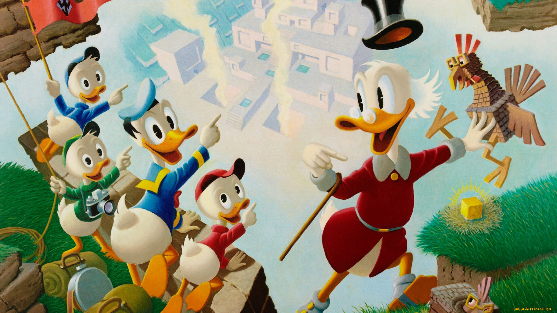 мультфильмы, ducktales, утиные, истории