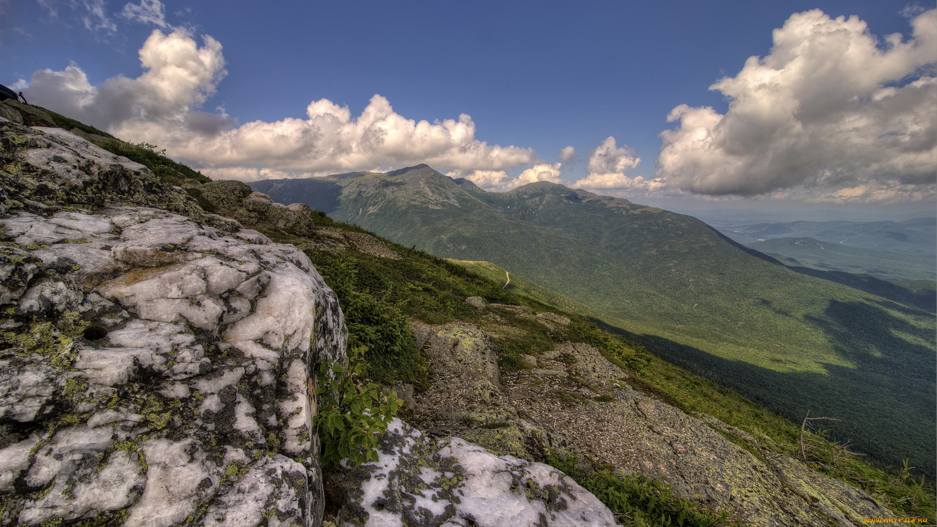 new, hampshire, usа, природа, горы