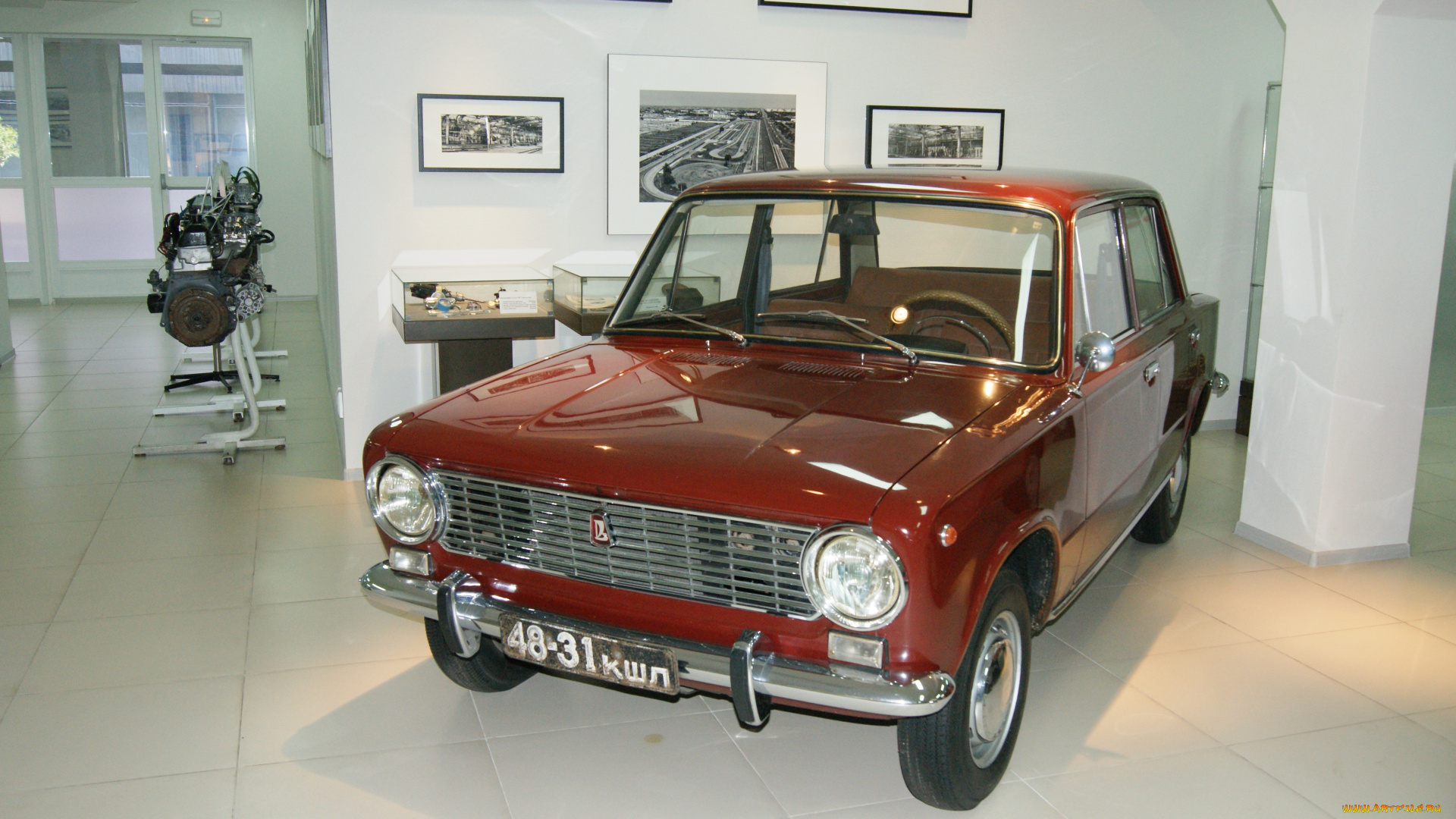 один, из, самых, первых, автомобилей, выпущенных, на, вазе, автомобили, выставки, уличные, фото, ваз-2101, музей, ваза