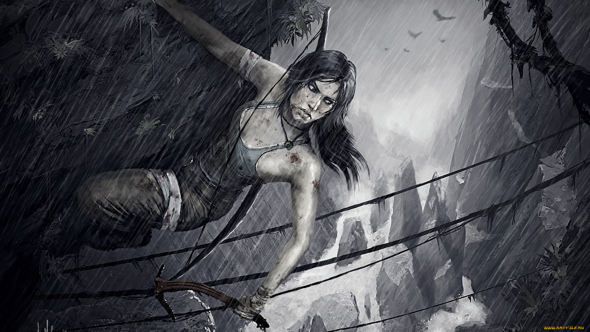 tomb, raider, 2013, видео, игры, лара, крофт