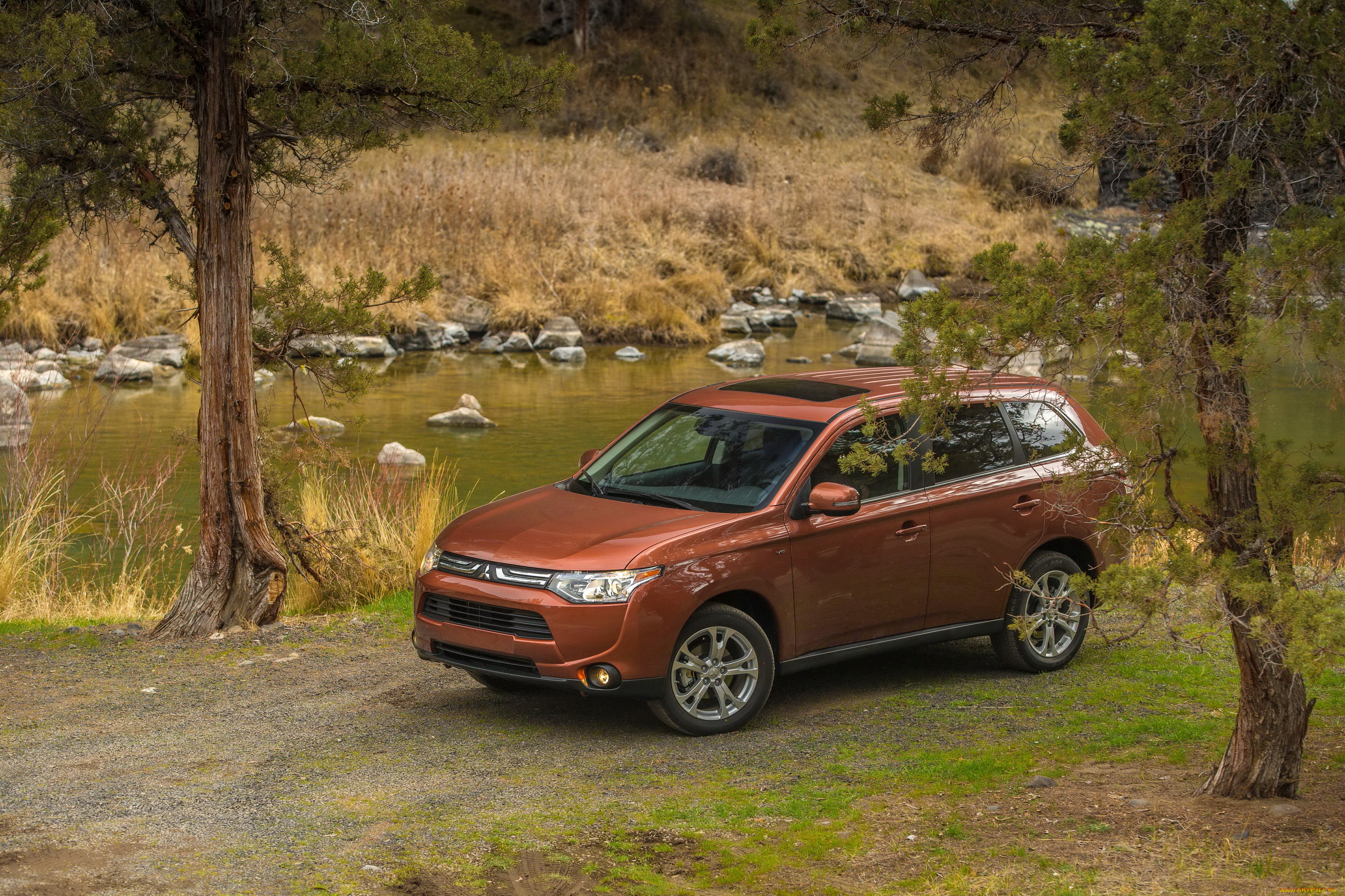 2014, mitsubishi, outlander, gt, автомобили