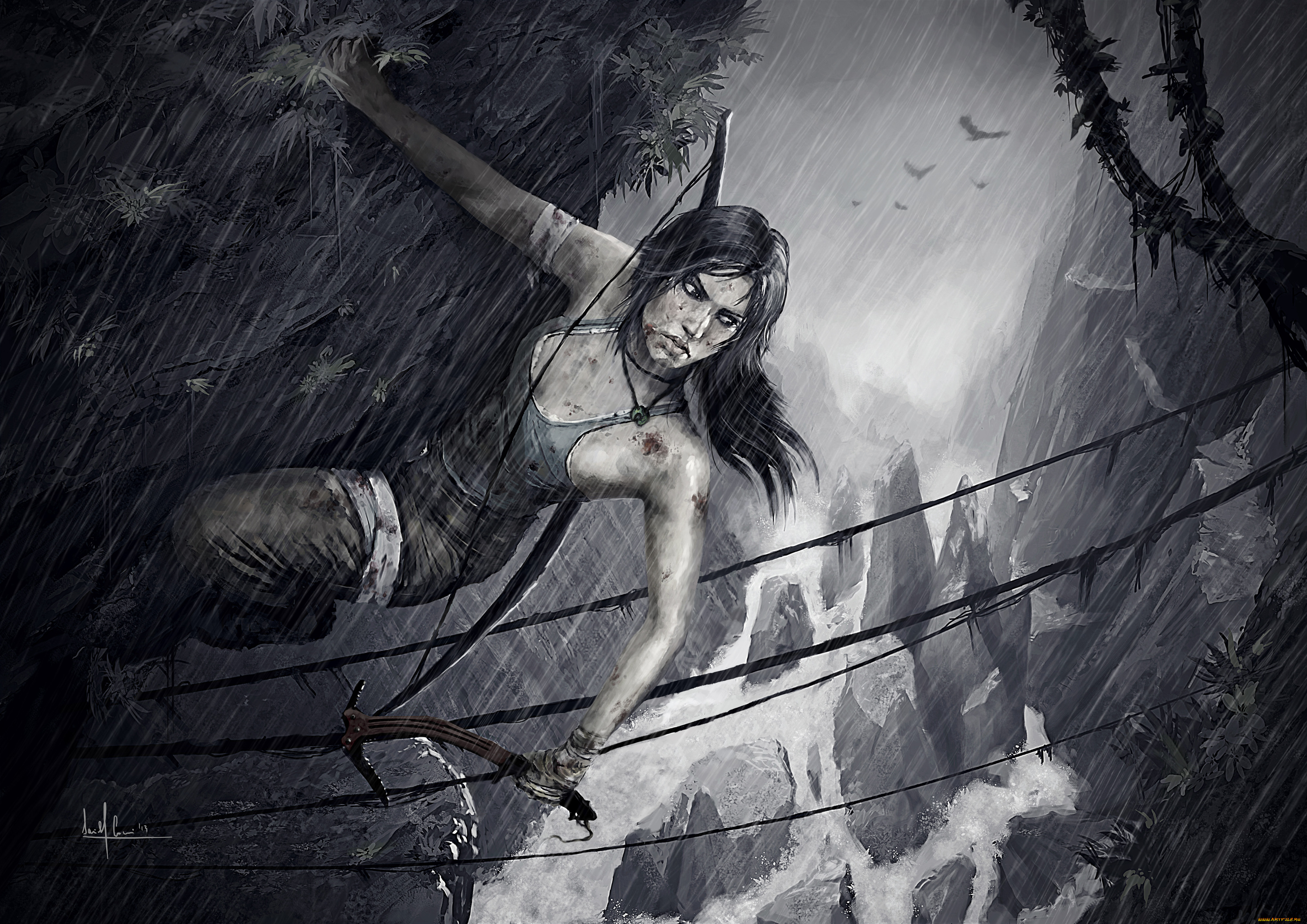 tomb, raider, 2013, видео, игры, лара, крофт