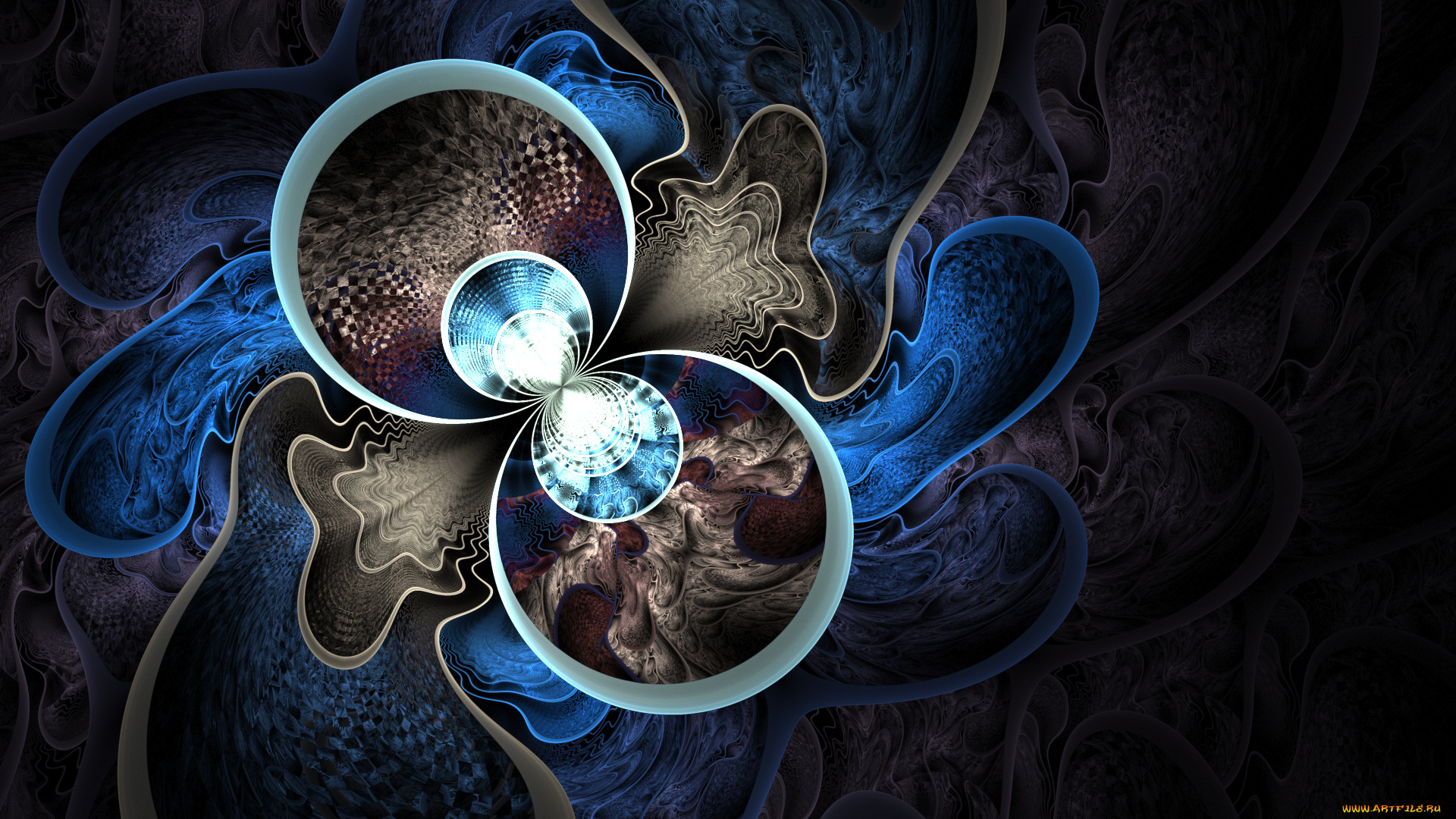 3д, графика, фракталы, , fractal, цвета, фон, узор