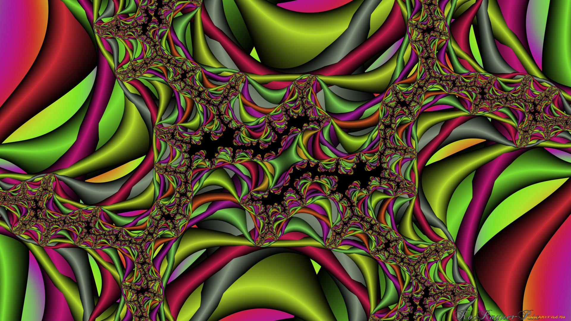 3д, графика, фракталы, , fractal, фон, узор, цвета