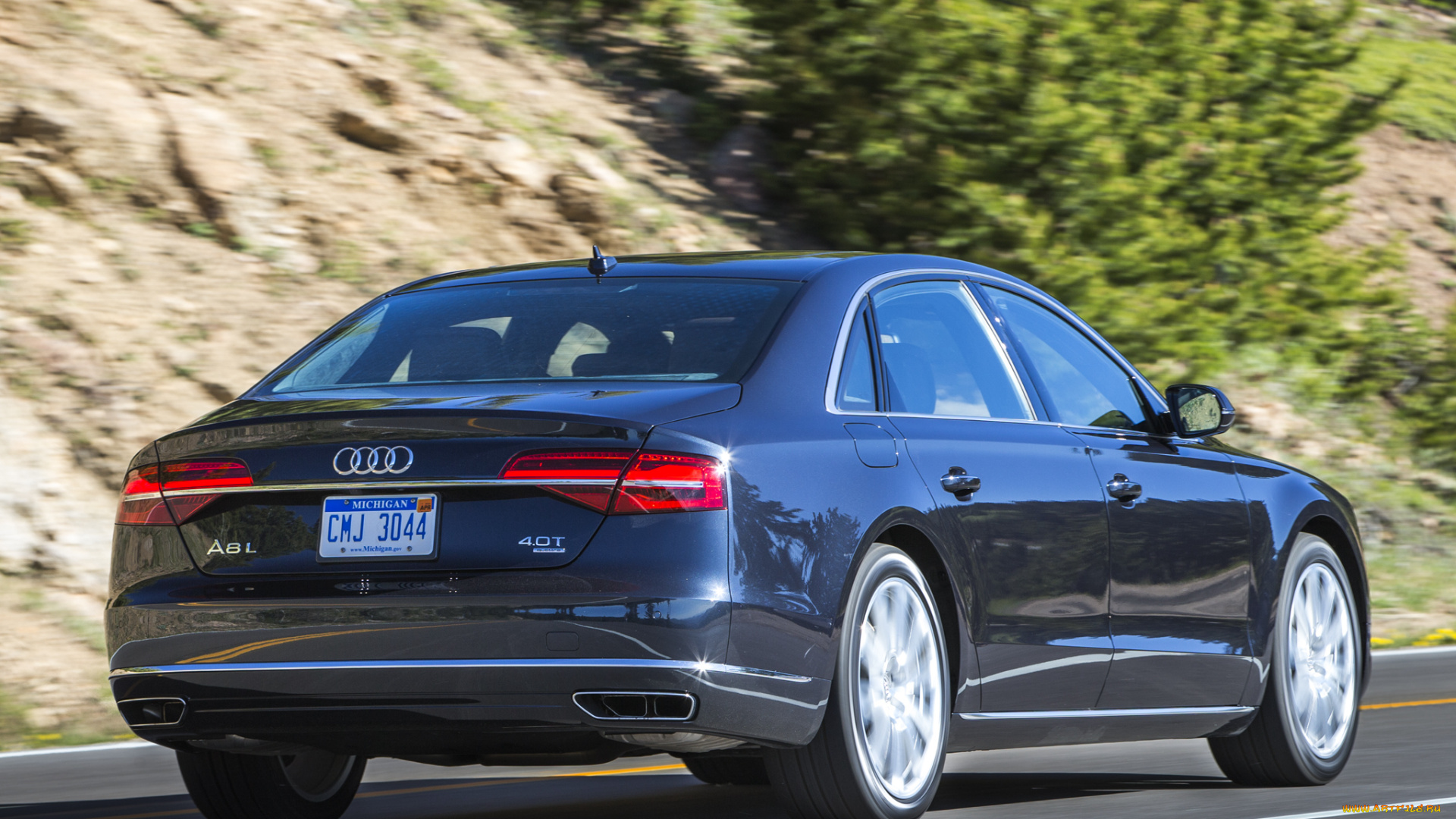 автомобили, audi, a8, l, 4-0t, quattro, us-spec, d4, 2014г, серый