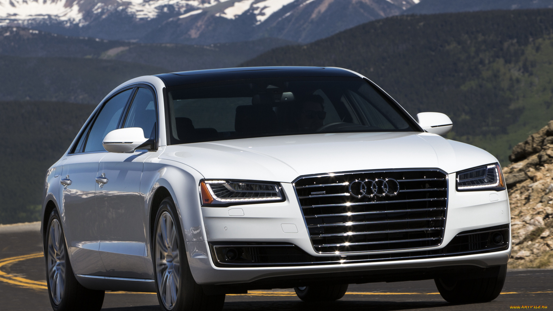 автомобили, audi, a8, l, 4-0t, quattro, us-spec, d4, 2014г, светлый