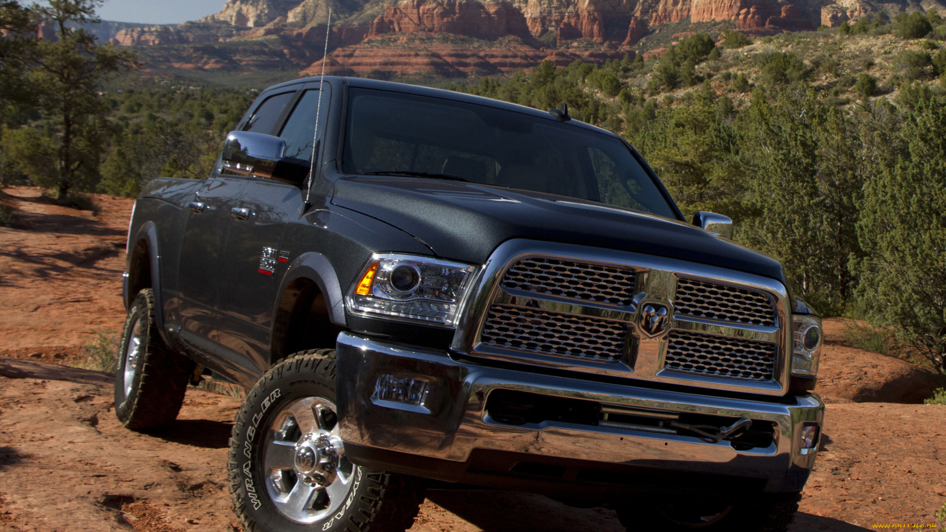 автомобили, dodge, 2014г, ram, 2500, power, wagon, laramie, темный