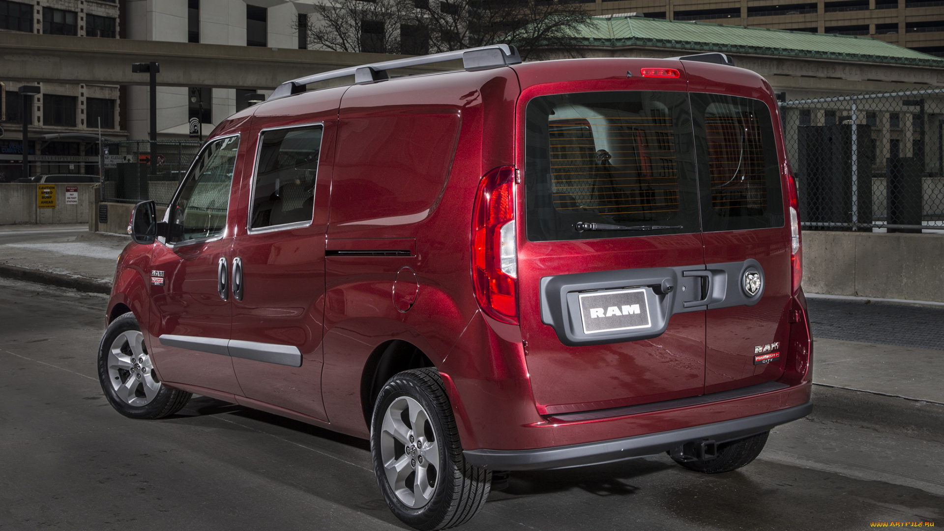 автомобили, dodge, city, красный, wagon, slt, promaster, ram, 2015г