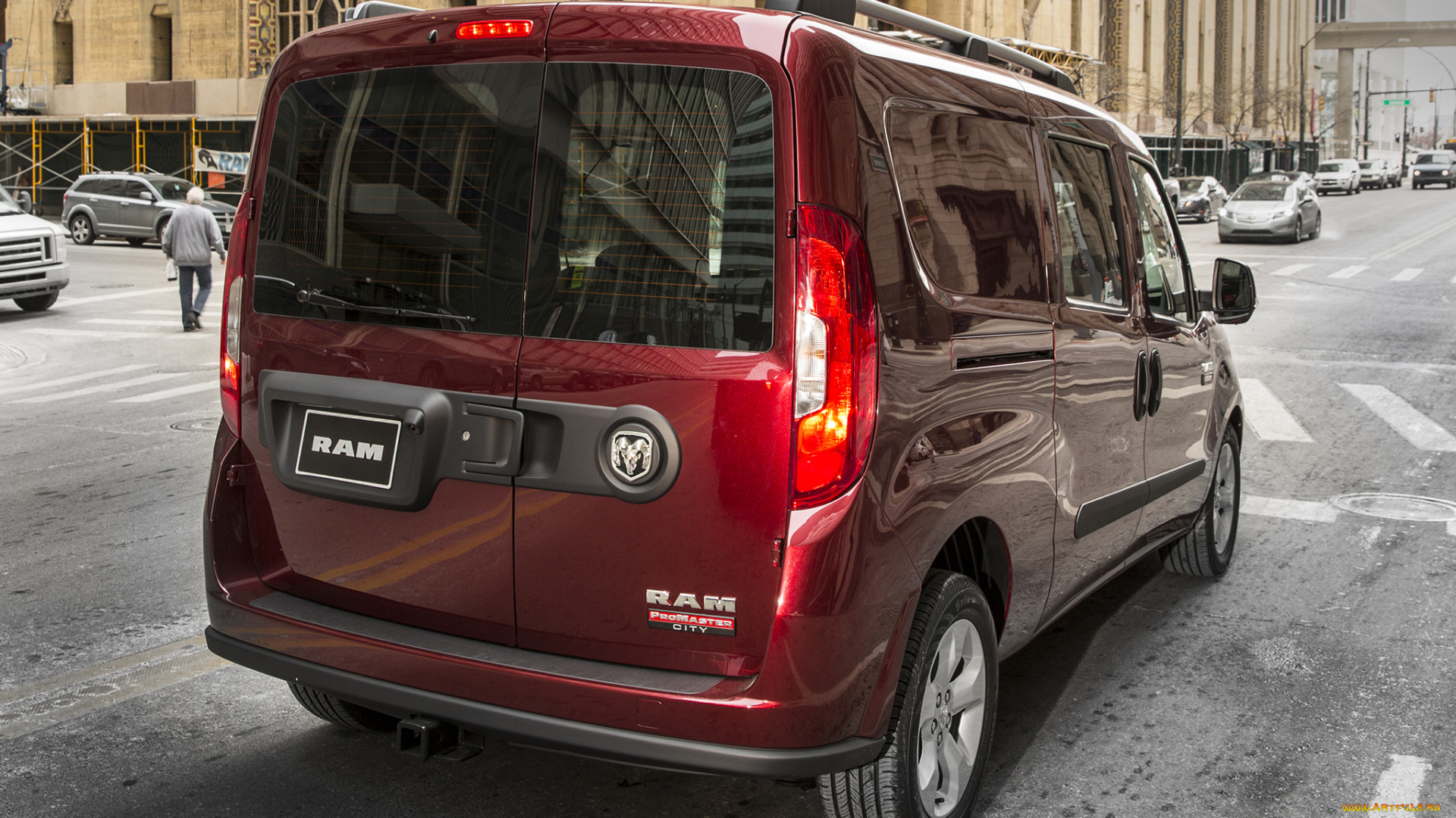 автомобили, dodge, city, красный, wagon, slt, promaster, ram, 2015г