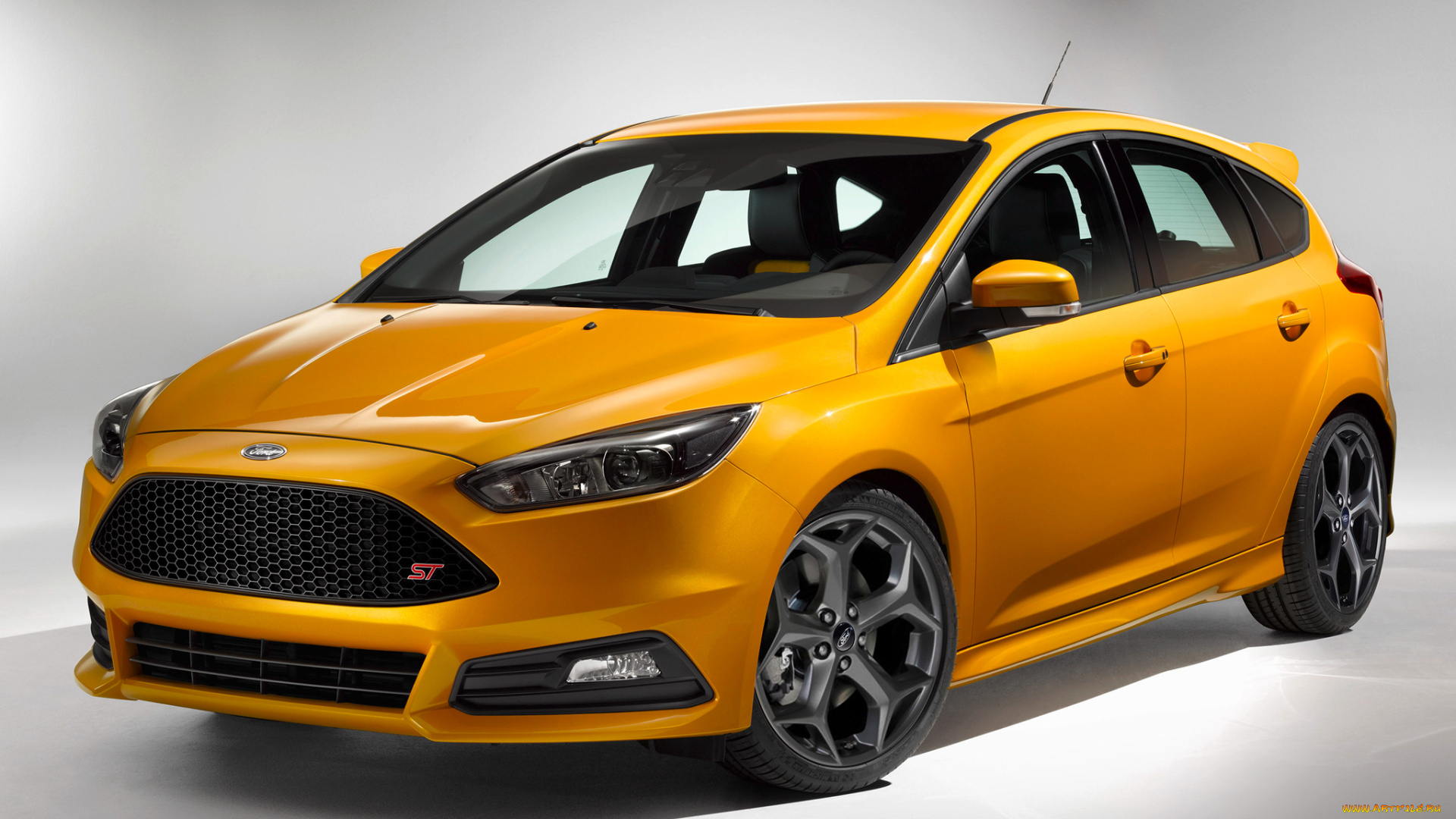 автомобили, ford, focus, st, 2014г, желтый