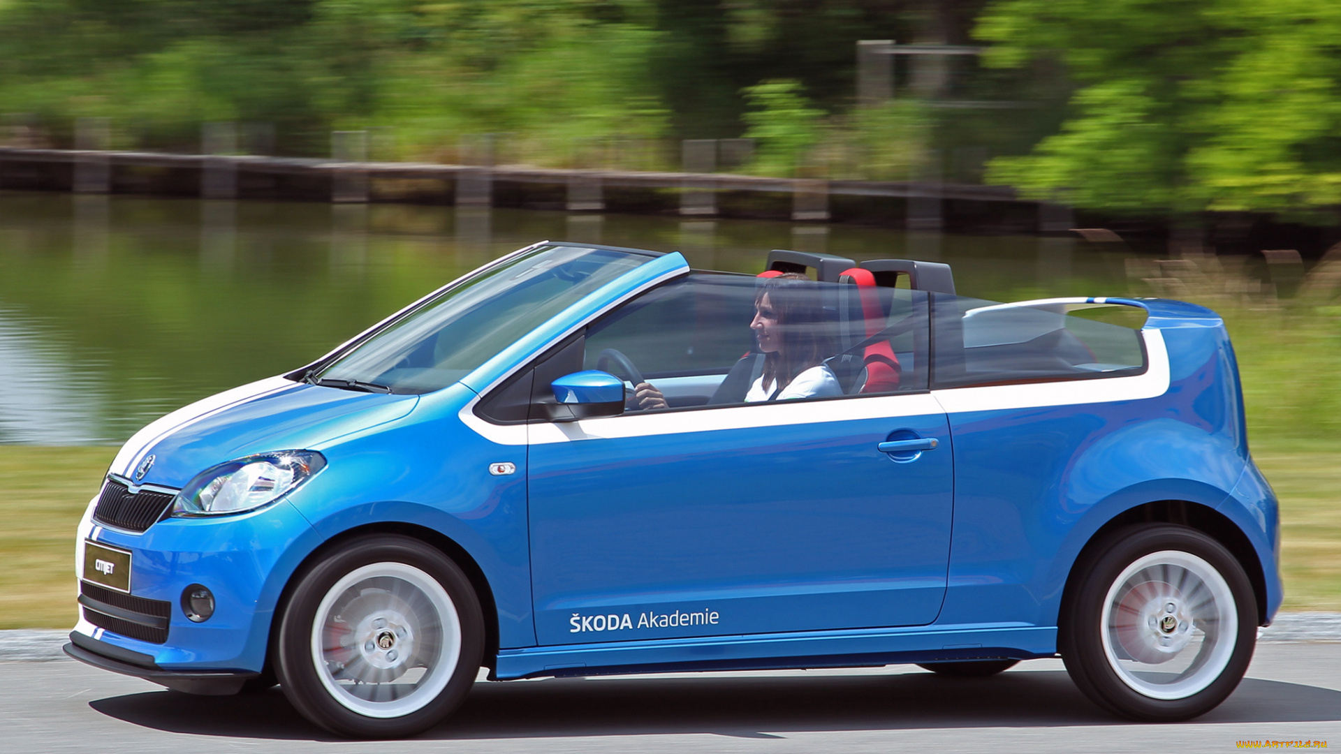 автомобили, skoda, citijet, 2014г, синий