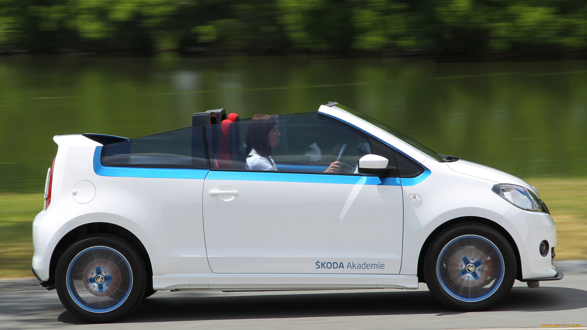 автомобили, skoda, citijet, 2014г, синий