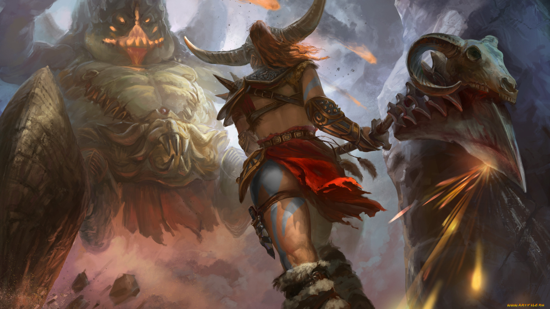 diablo, iii, , reaper, of, souls, фэнтези, красавицы, и, чудовища, фан-арт