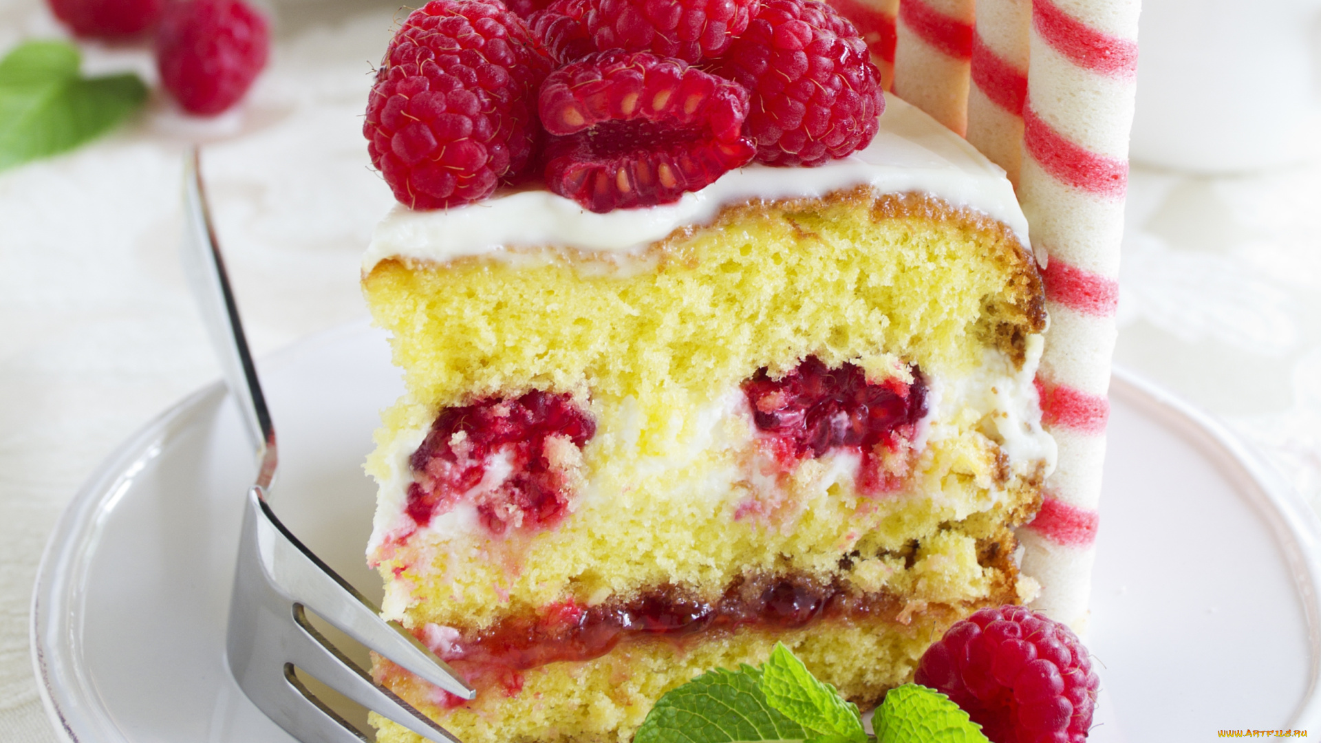 еда, торты, малина