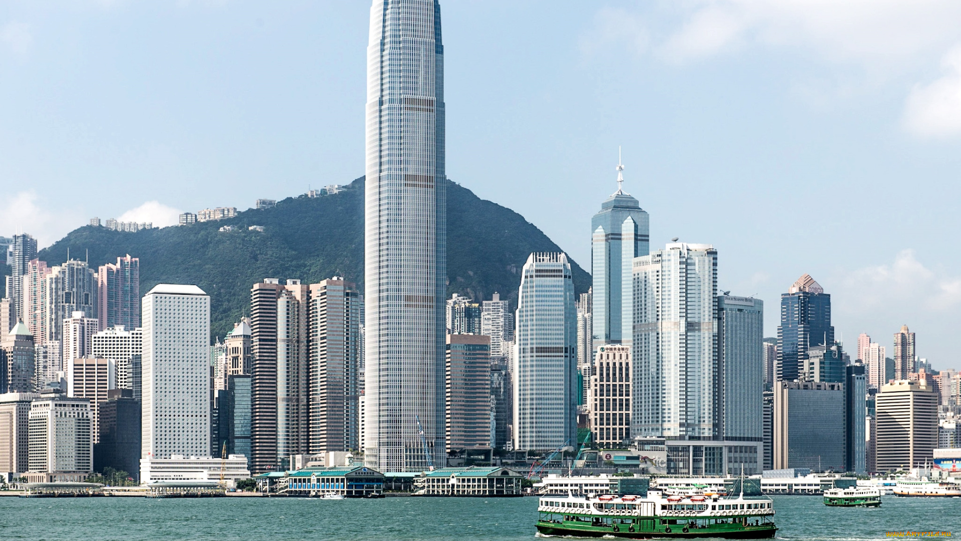 города, гонконг, , китай, небоскребы