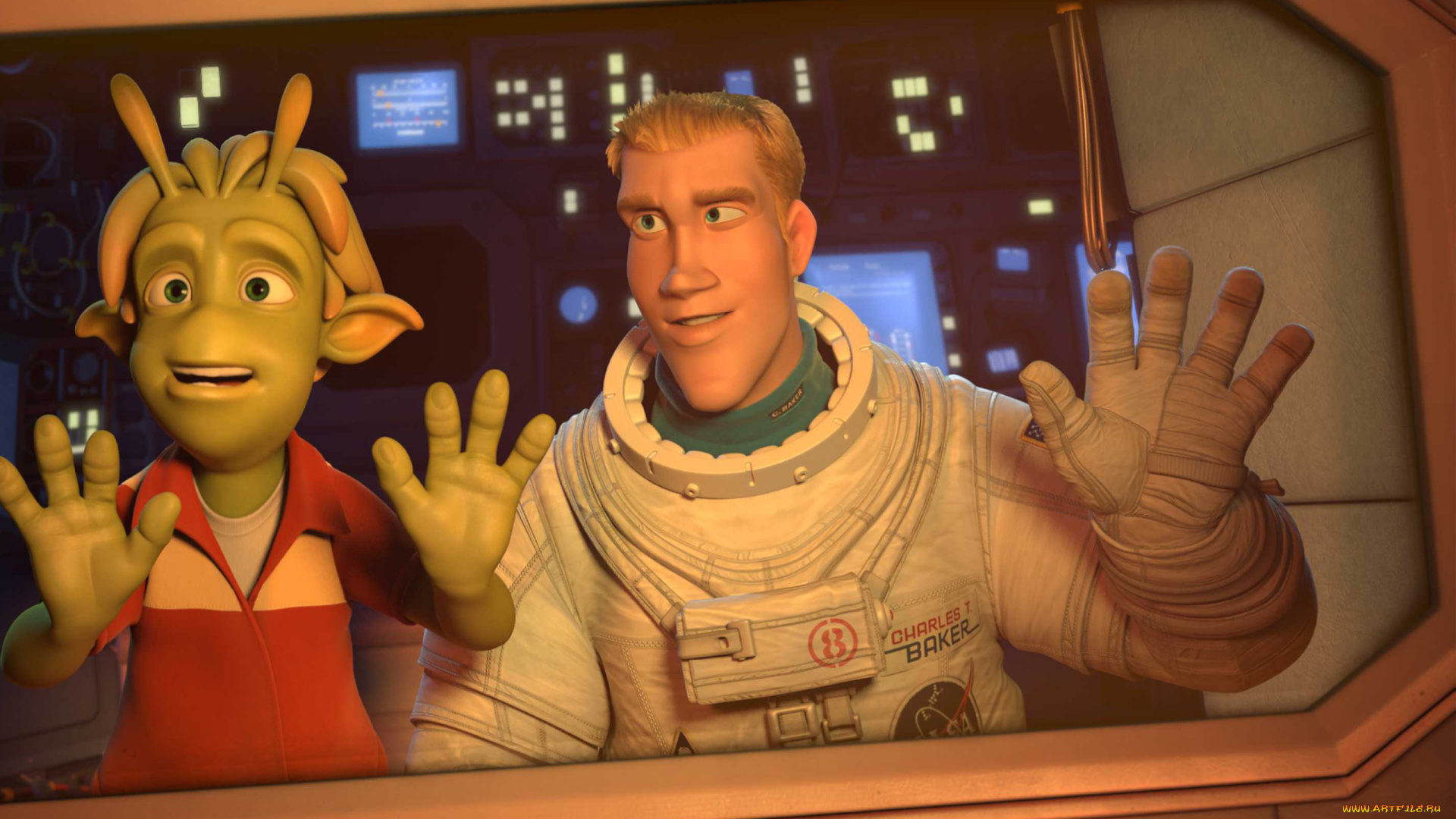 мультфильмы, planet, 51, персонажи