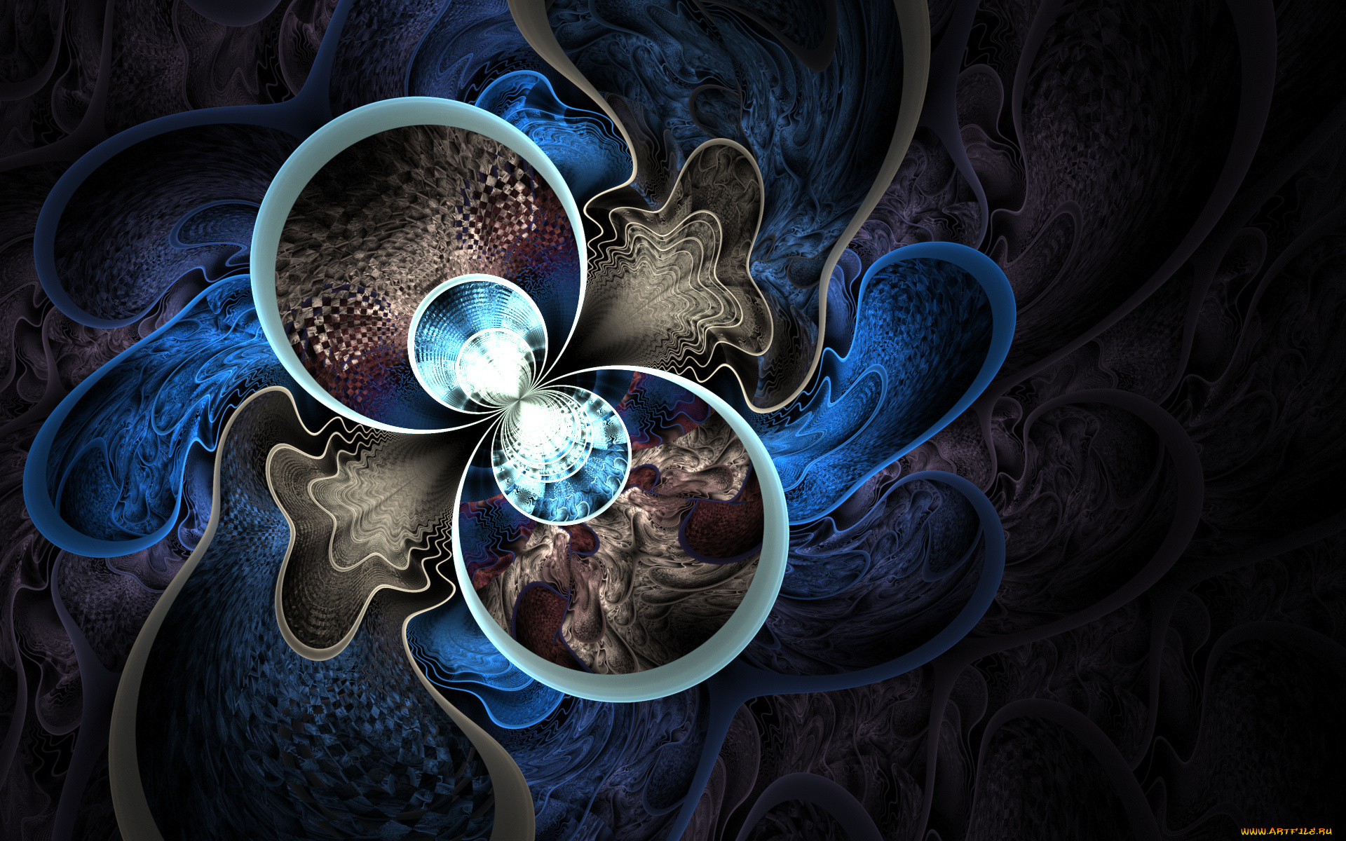 3д, графика, фракталы, , fractal, цвета, фон, узор