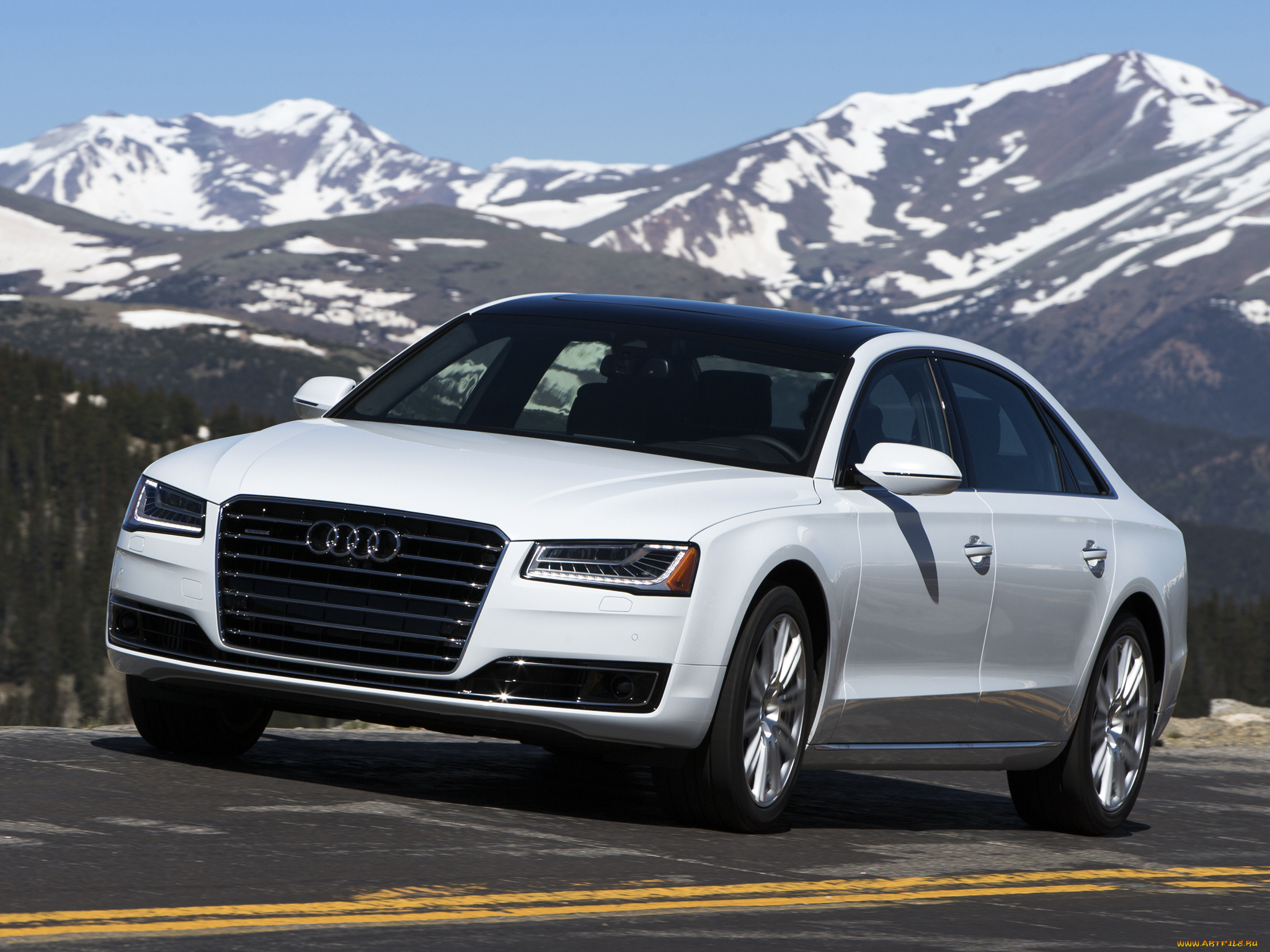 автомобили, audi, a8, l, 4-0t, quattro, us-spec, d4, 2014г, светлый