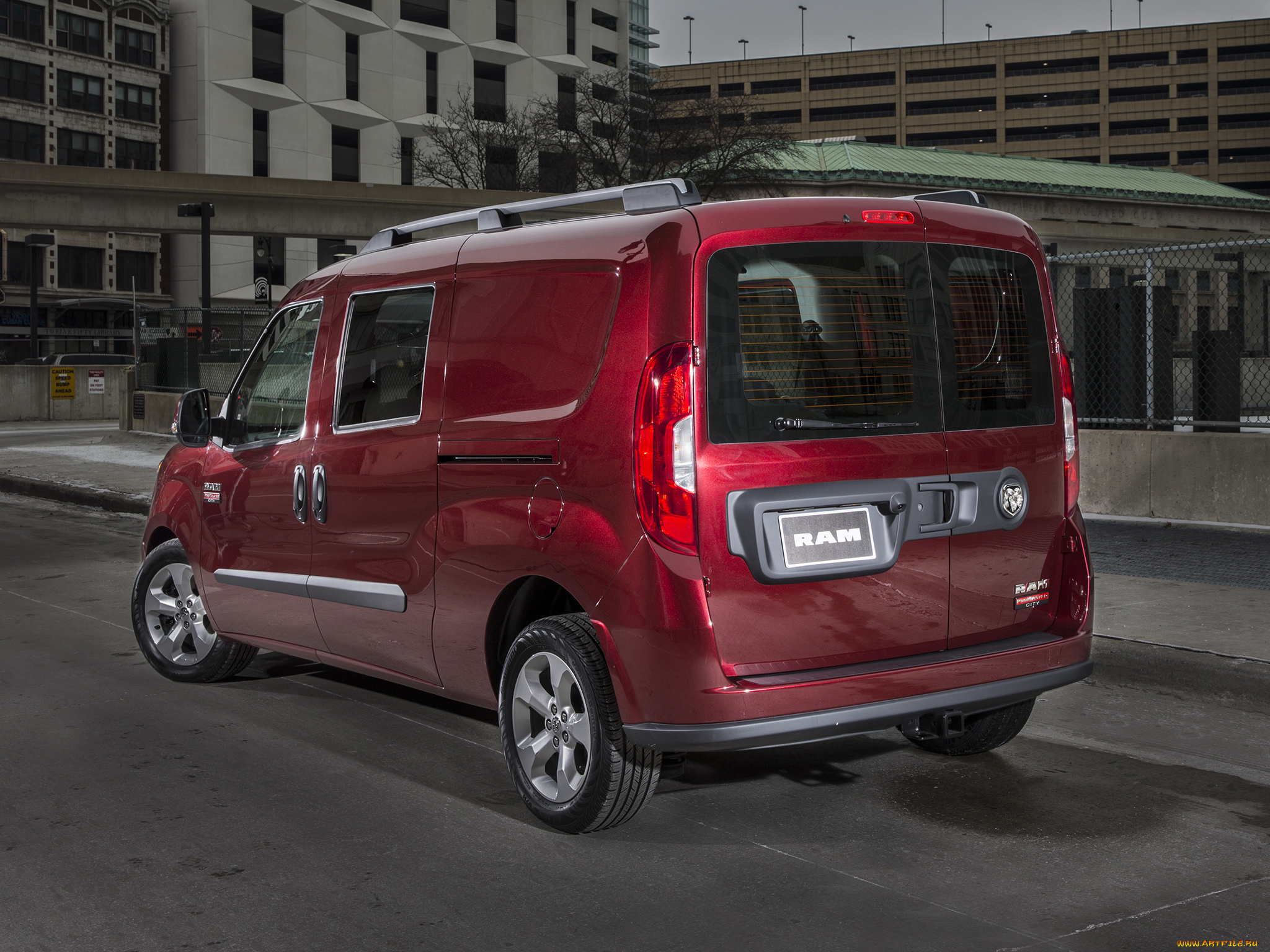 автомобили, dodge, city, красный, wagon, slt, promaster, ram, 2015г