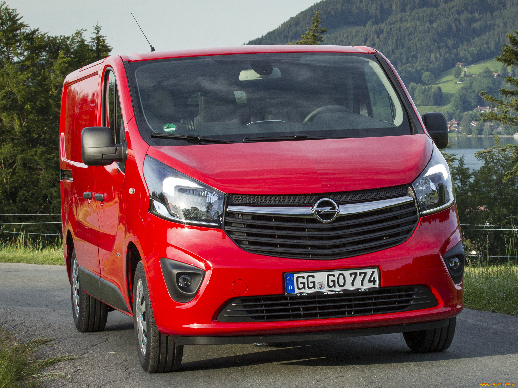 автомобили, opel, vivaro, красный, 2014г, biturbo, van