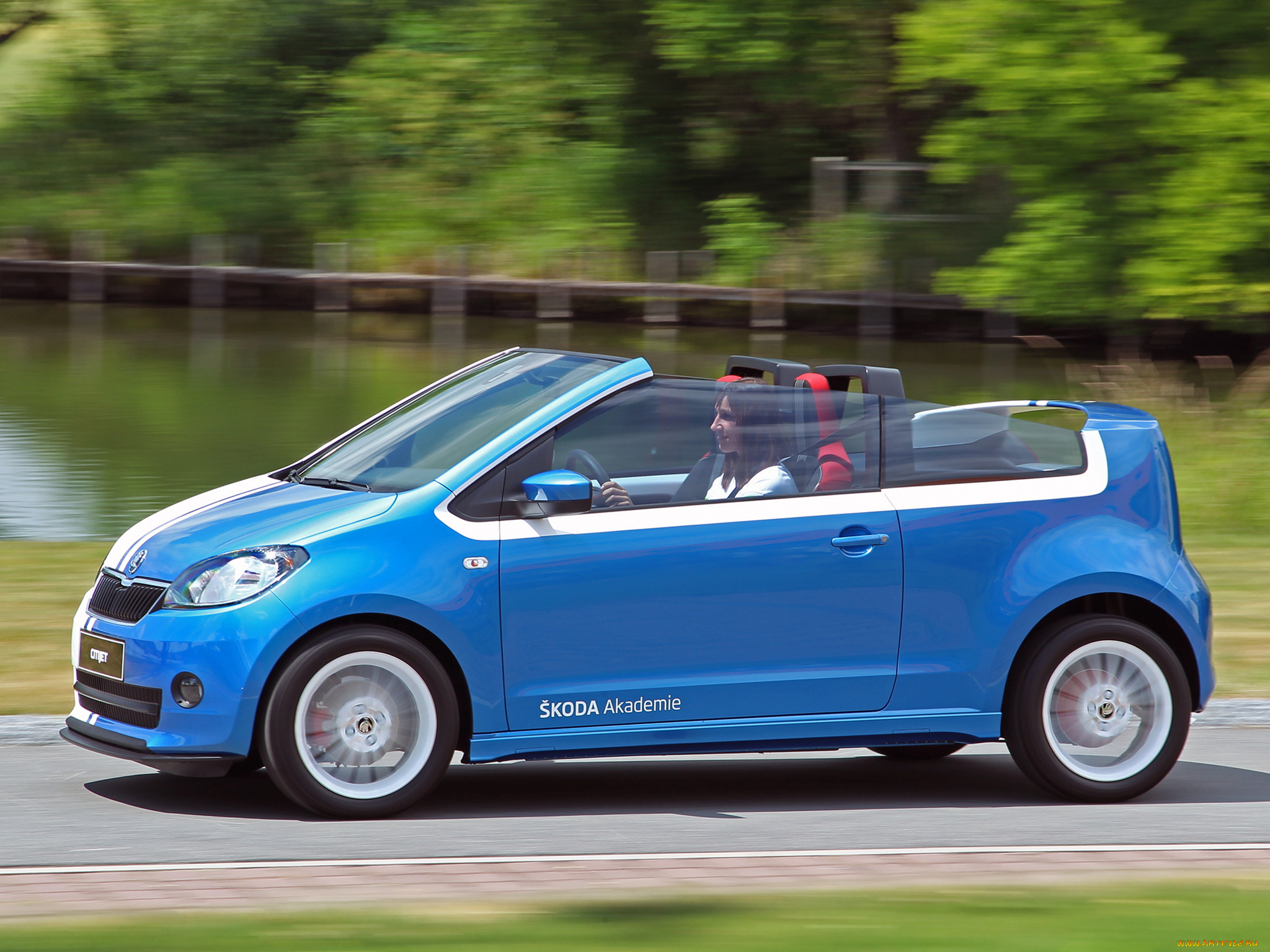 автомобили, skoda, citijet, 2014г, синий