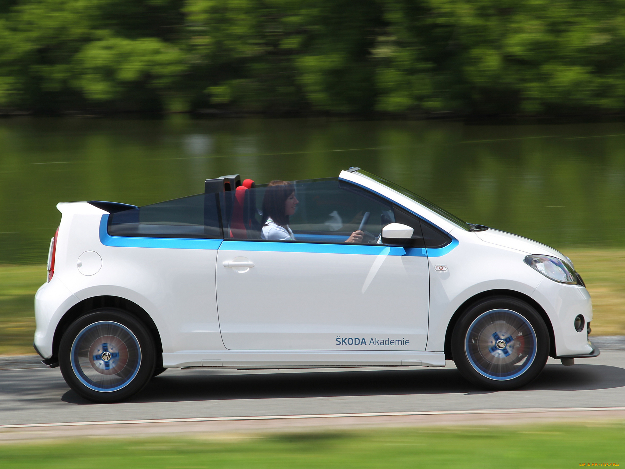 автомобили, skoda, citijet, 2014г, синий