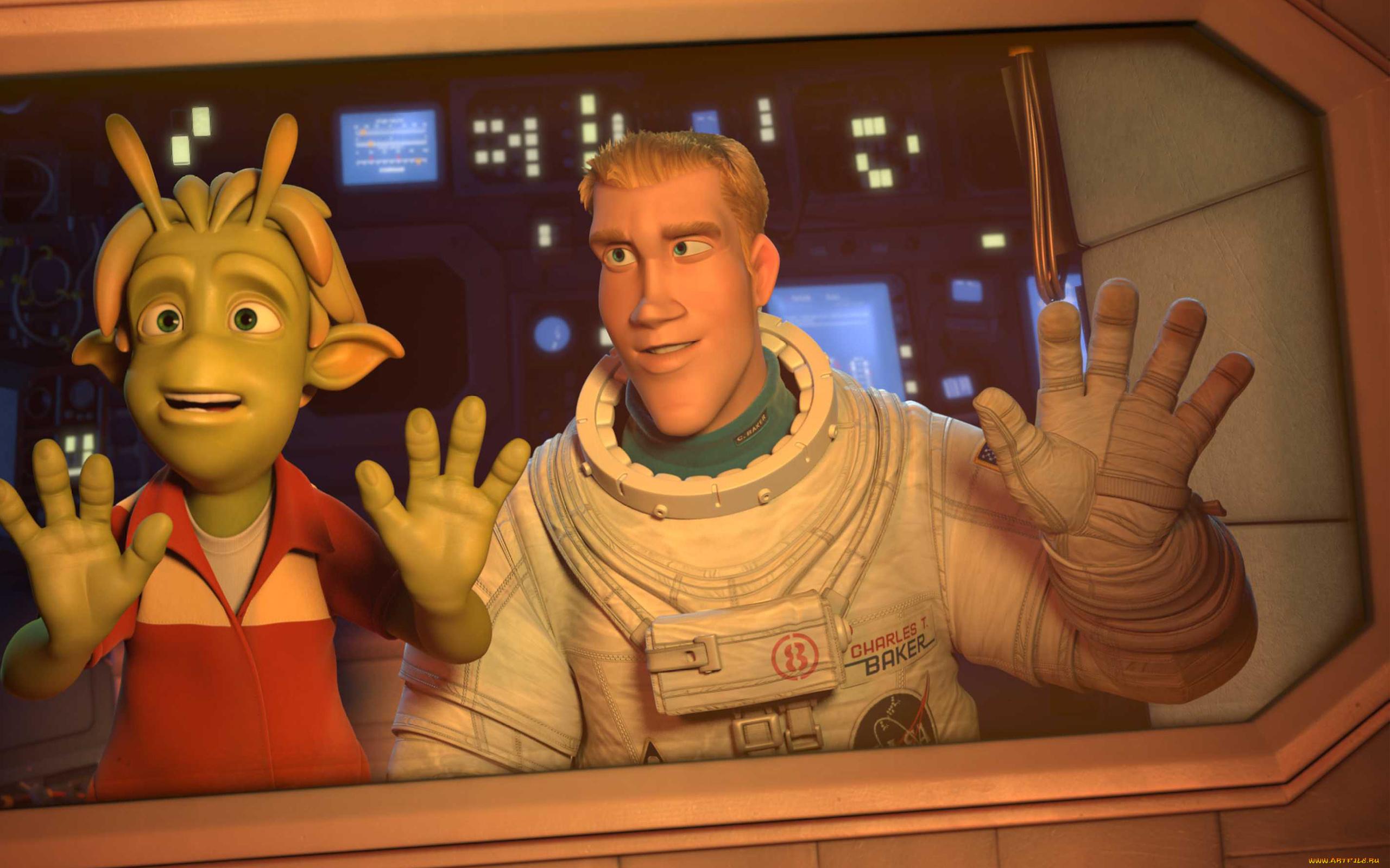 мультфильмы, planet, 51, персонажи