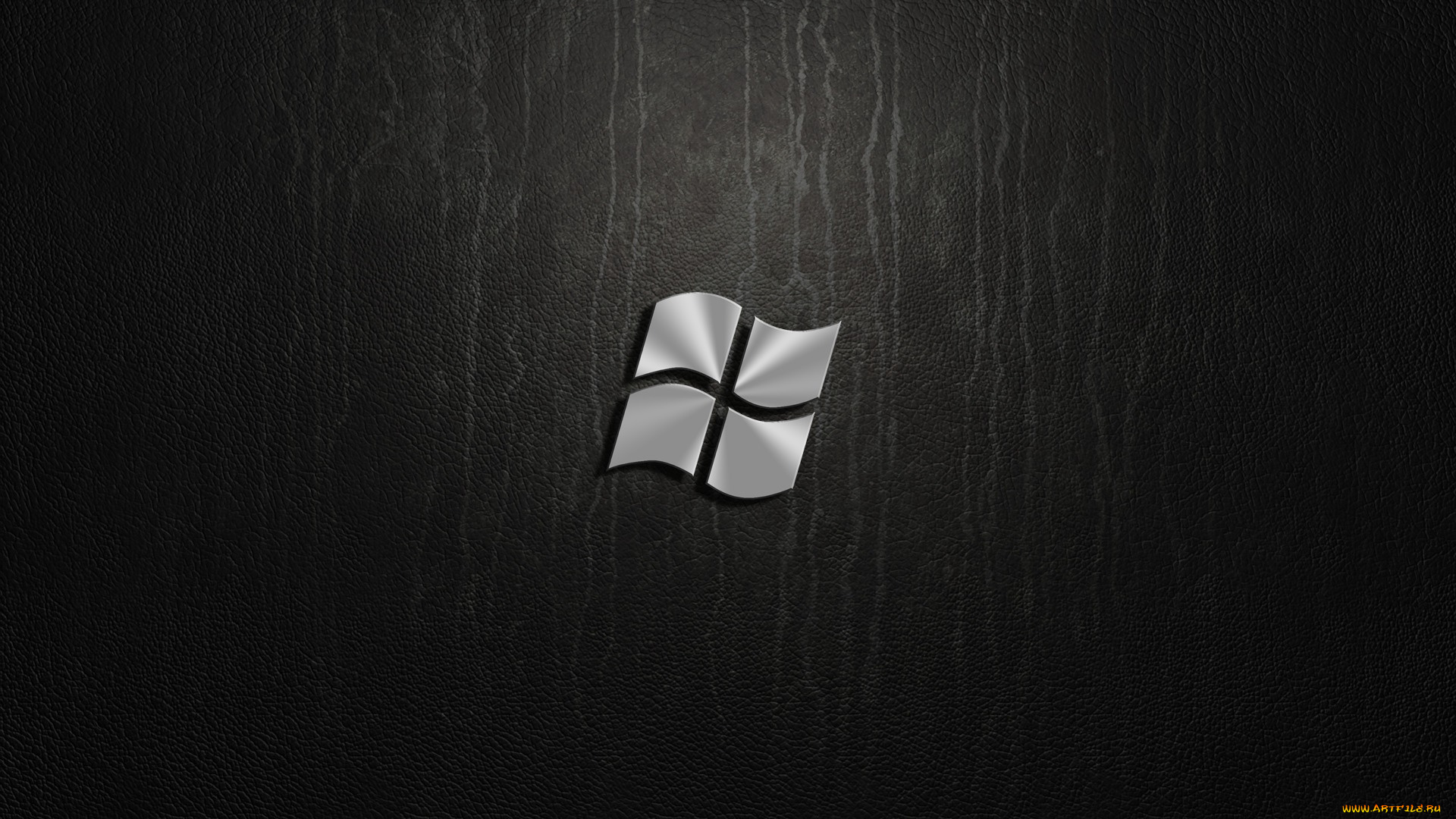 компьютеры, windows, 10, серебро, кожа, логотип