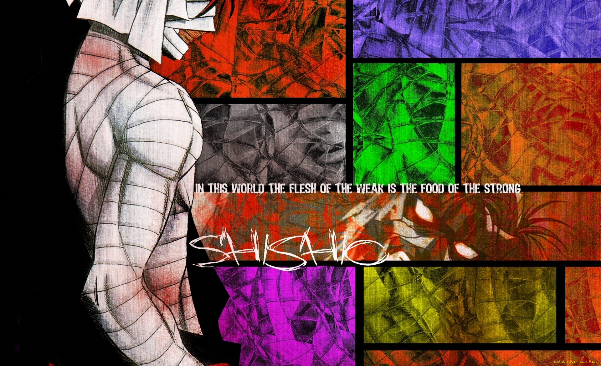 аниме, rurouni, kenshin, makoto, самурай, shishio