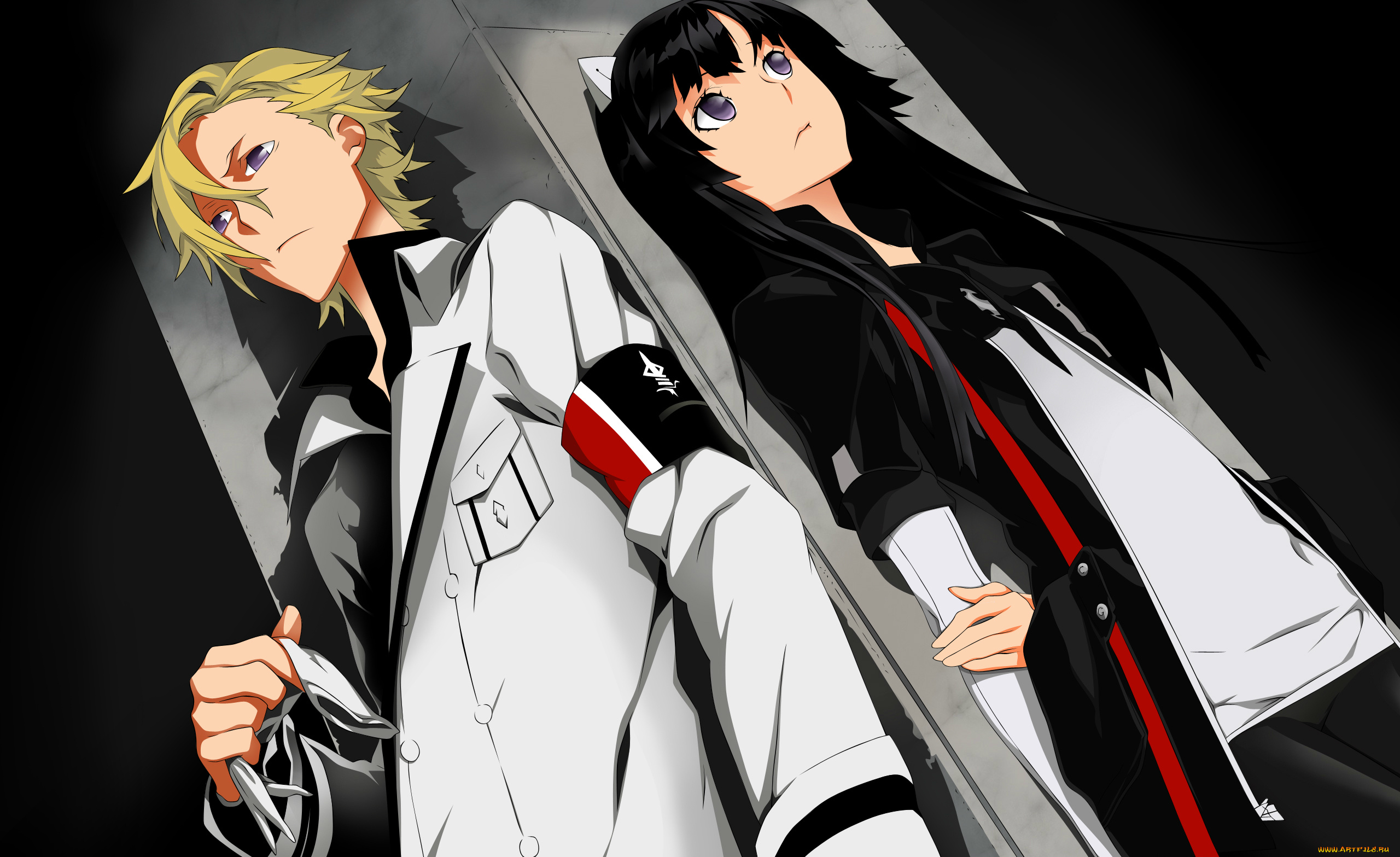 аниме, guilty, crown, daryl, yan, guilty, crown, форма, повязка, корона, грешника, tsugumi