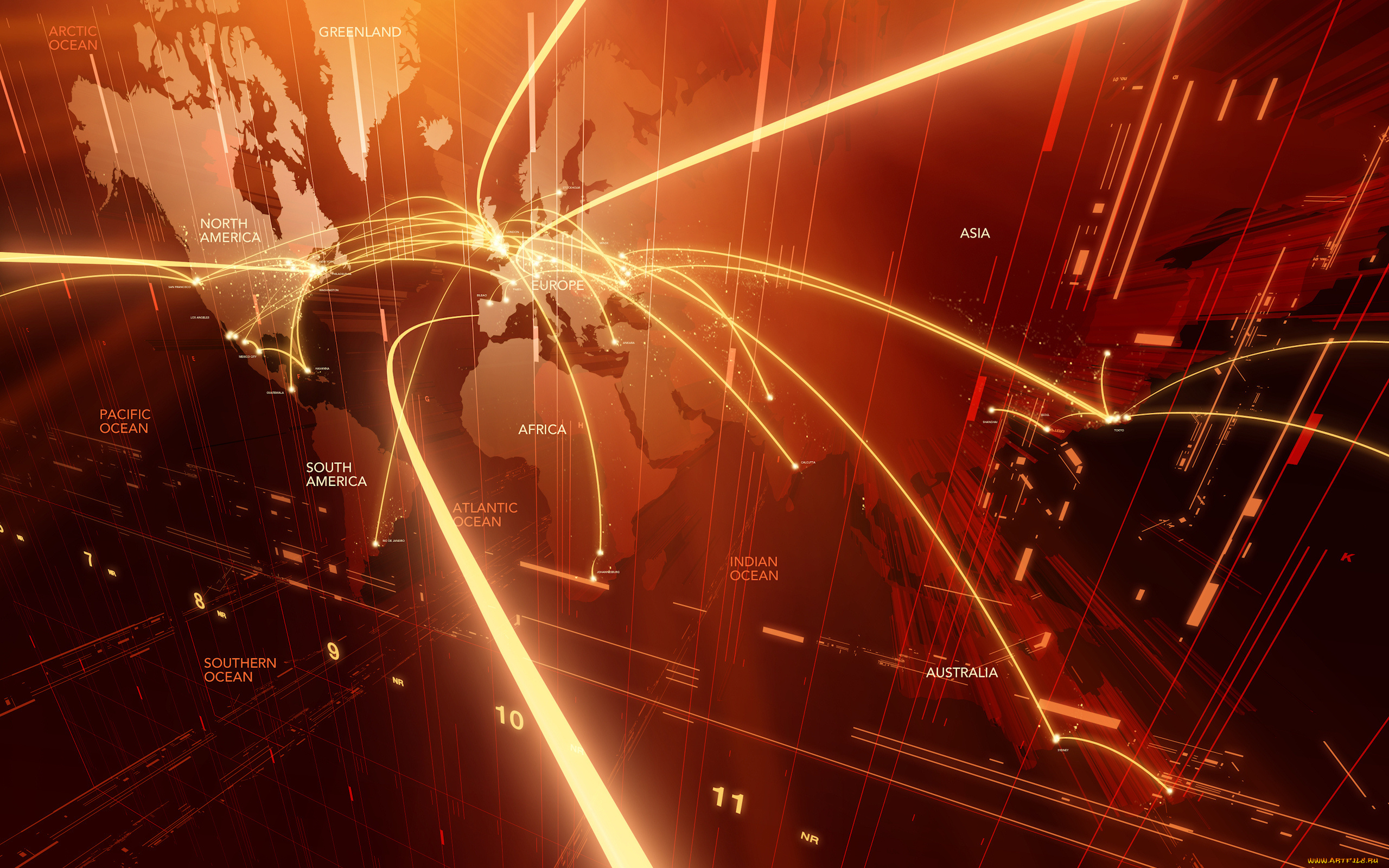 3д, графика, другое, , other, мир, карта, названия, цифры, линии, маршруты