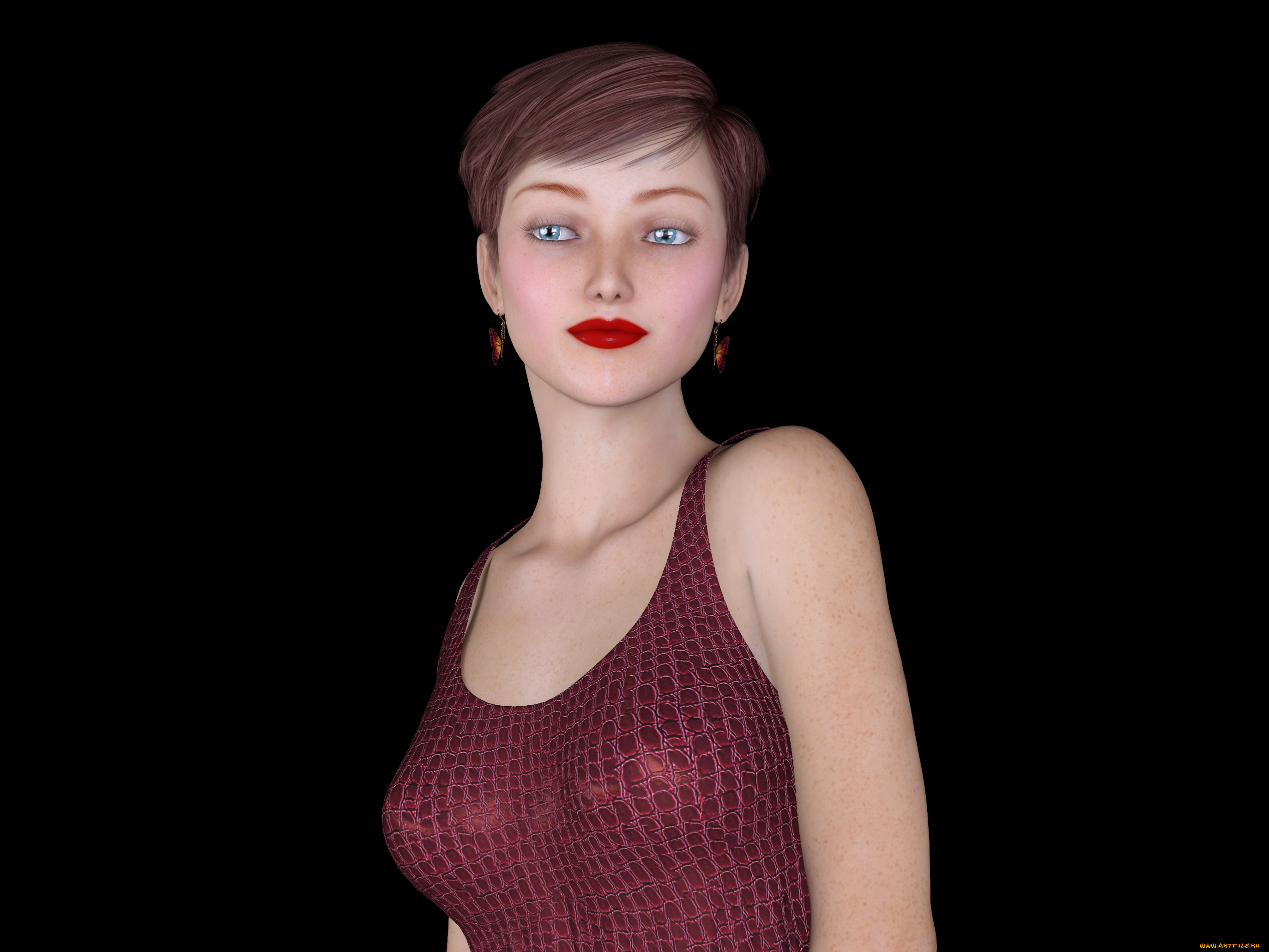 3д, графика, люди, , people, фон, взгляд, девушка