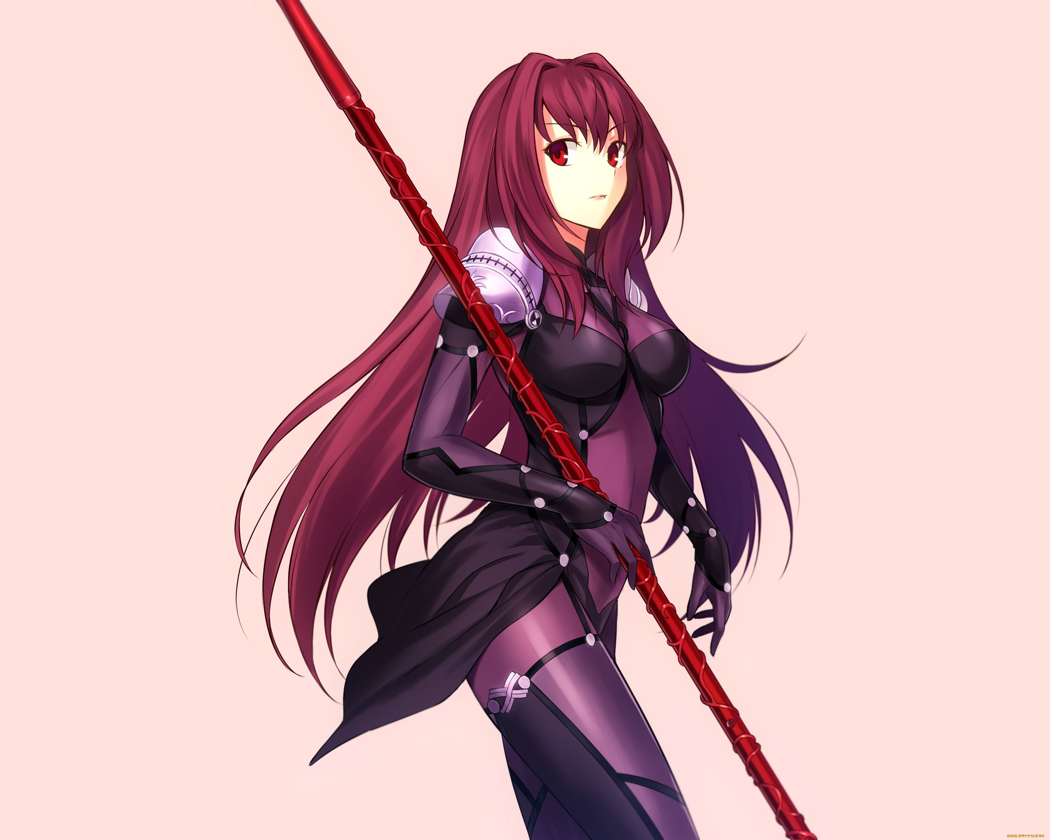 аниме, fate, stay, night, лансер, lancer, девушка, арт, stay, night