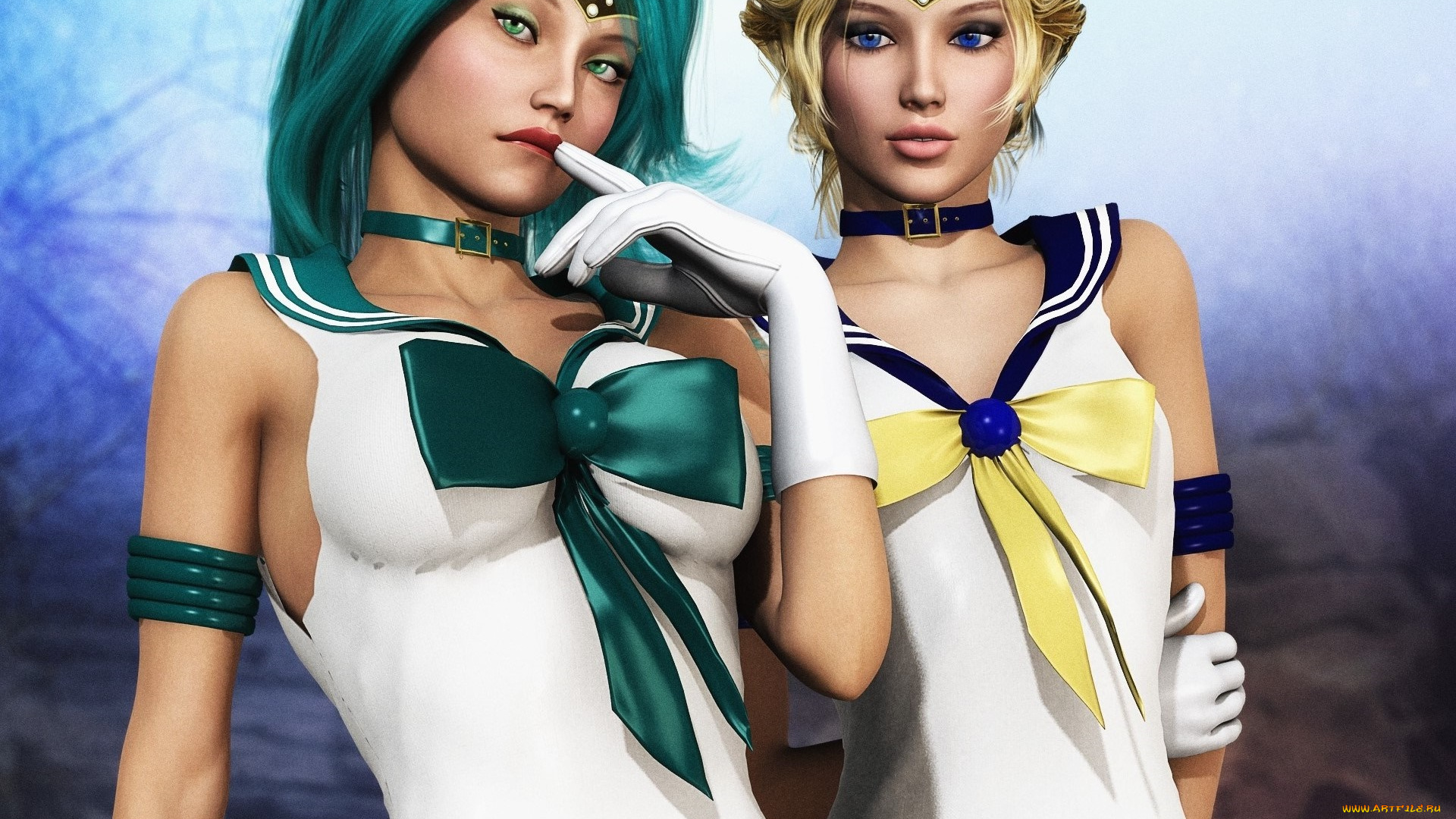 3д, графика, люди, , people, девушка, фон, взгляд