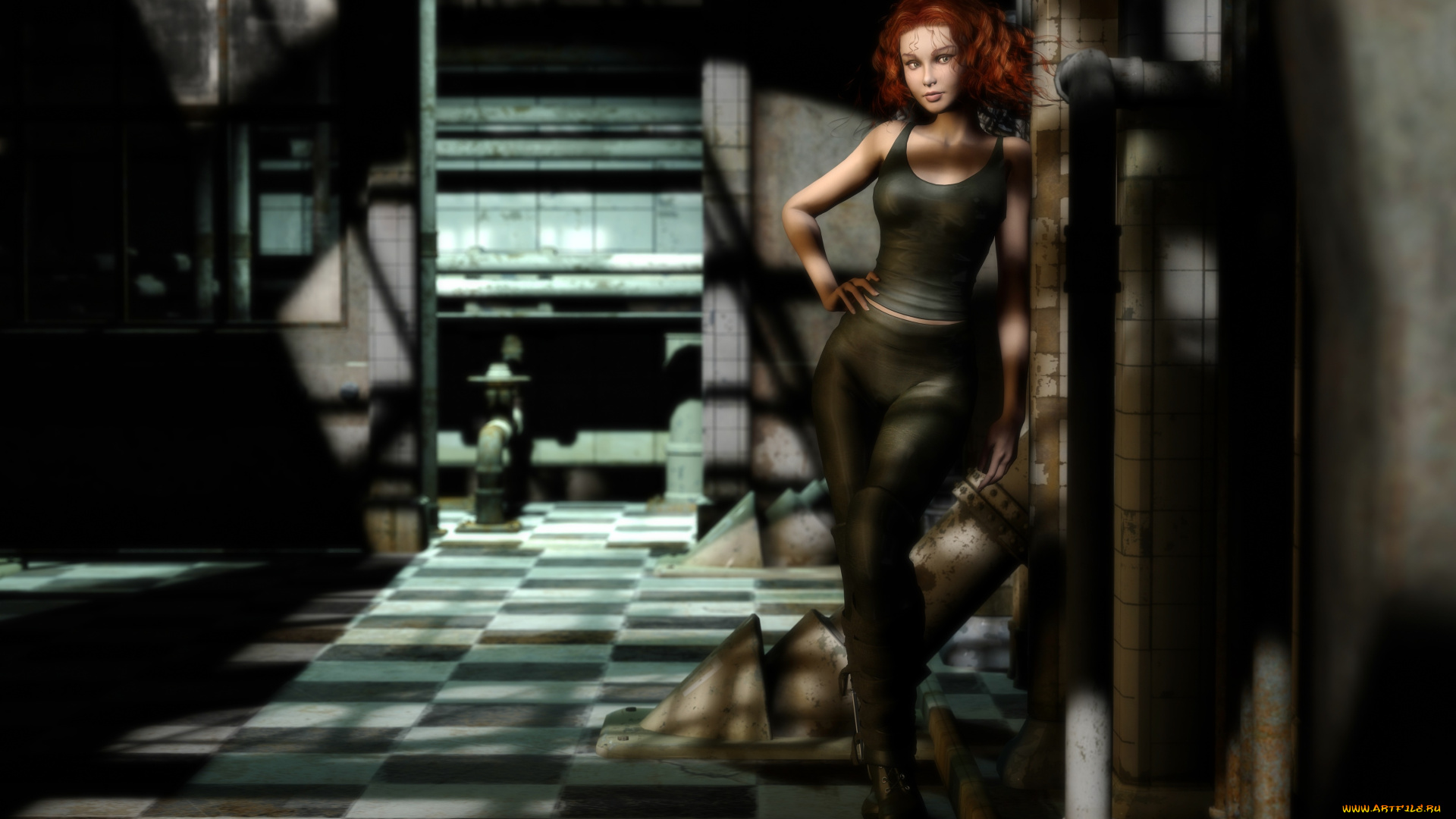 3д, графика, люди, , people, фон, взгляд, девушка