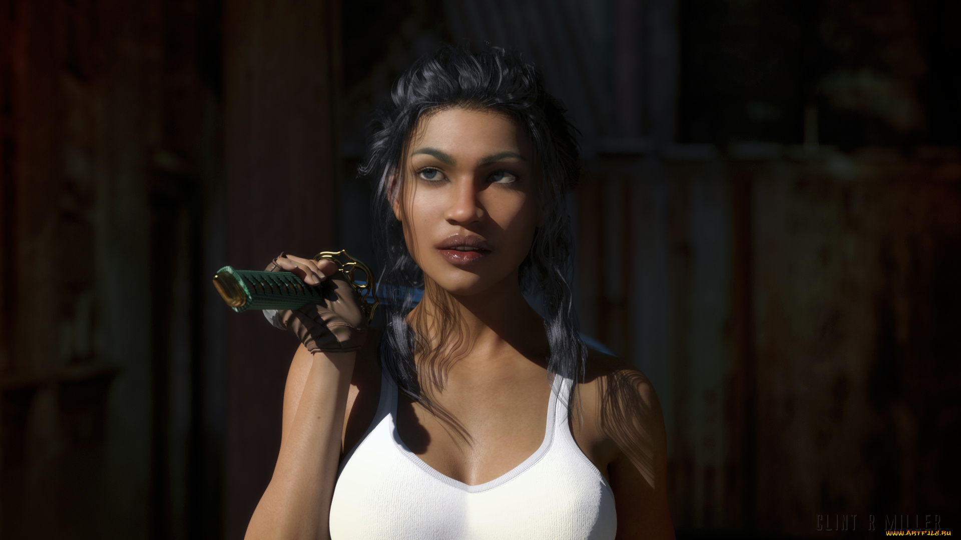 3д, графика, люди, , people, фон, взгляд, девушка