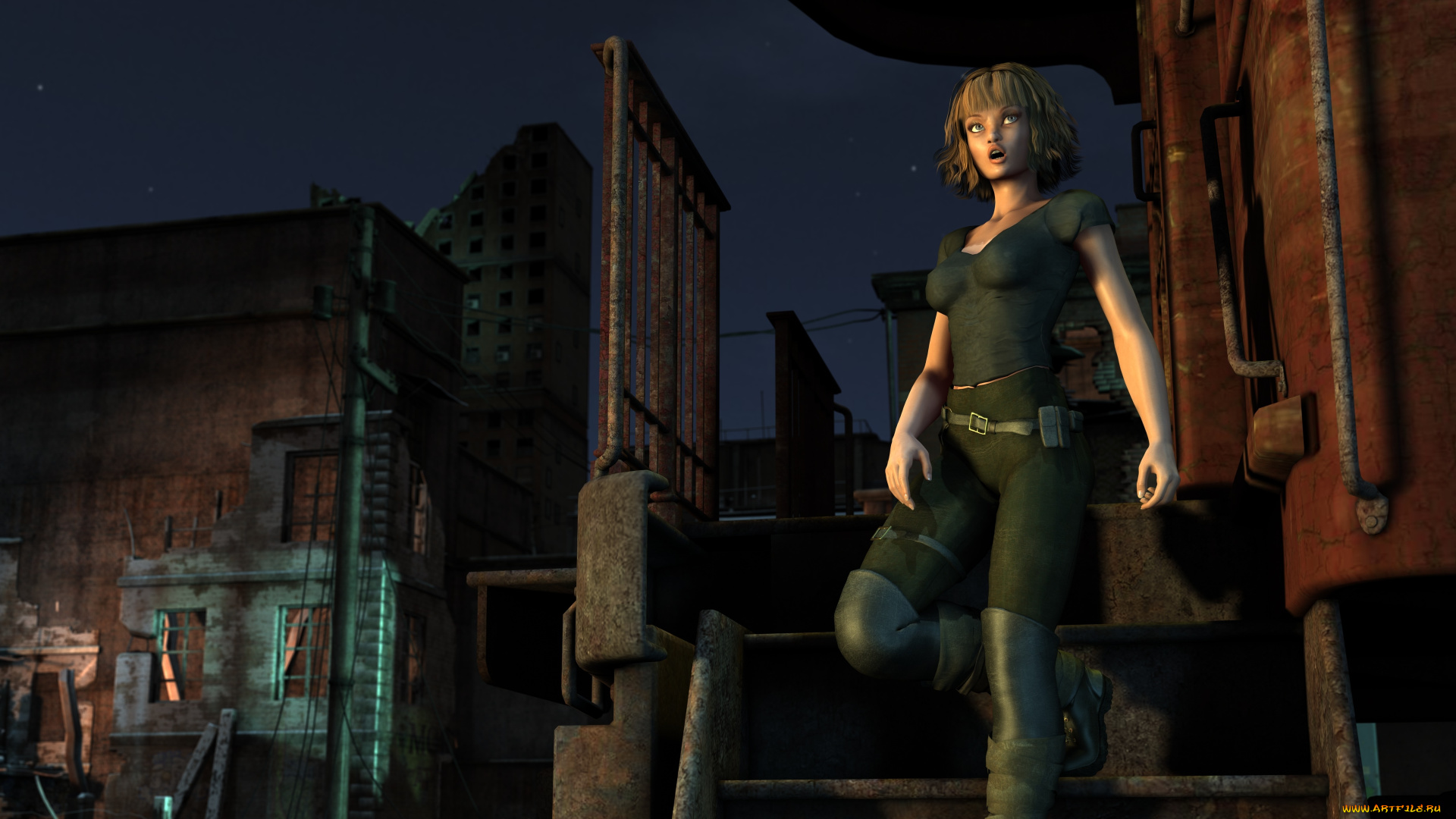 3д, графика, люди, , people, взгляд, девушка, фон