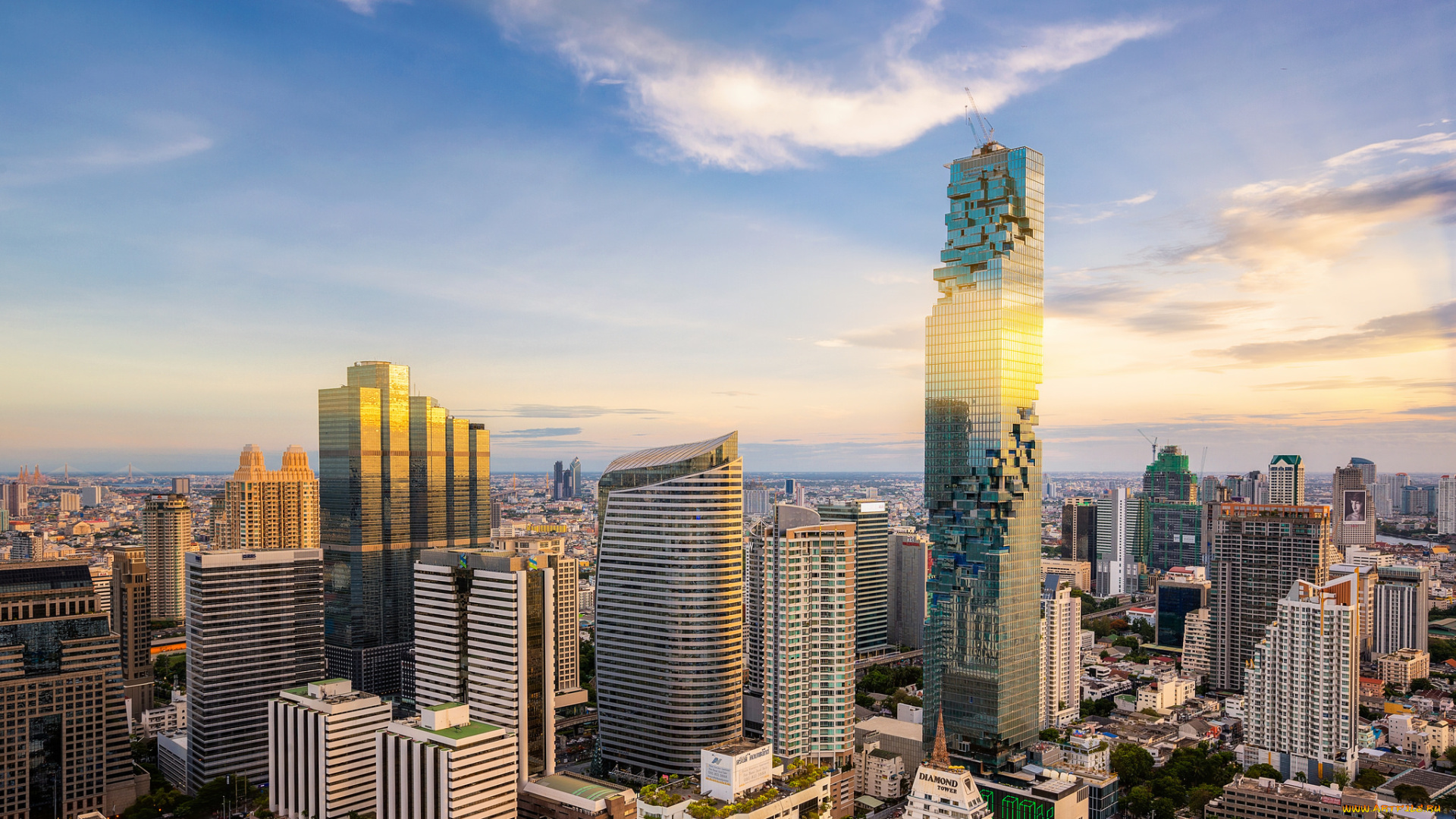 bangkok, city, города, бангкок, , таиланд, деловой, центр