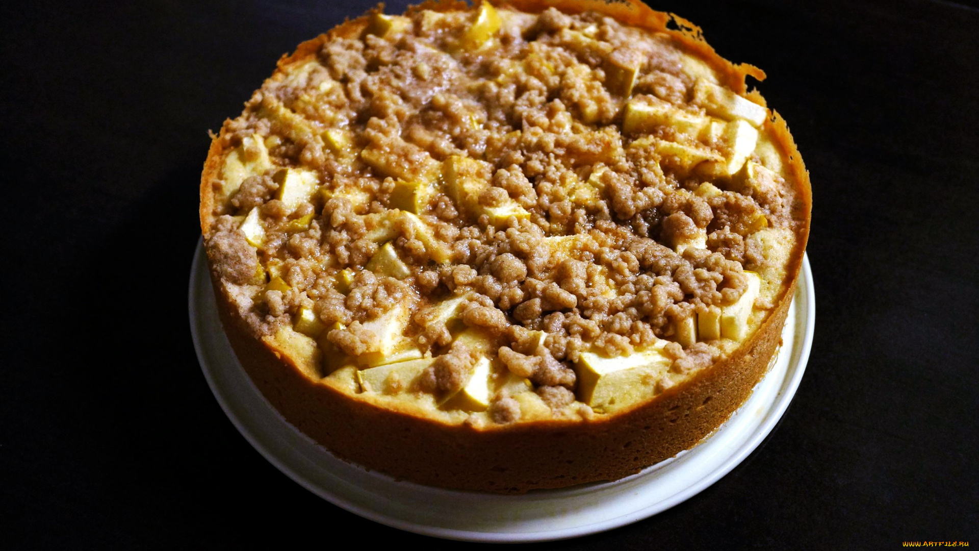 еда, пироги, пай, яблочный