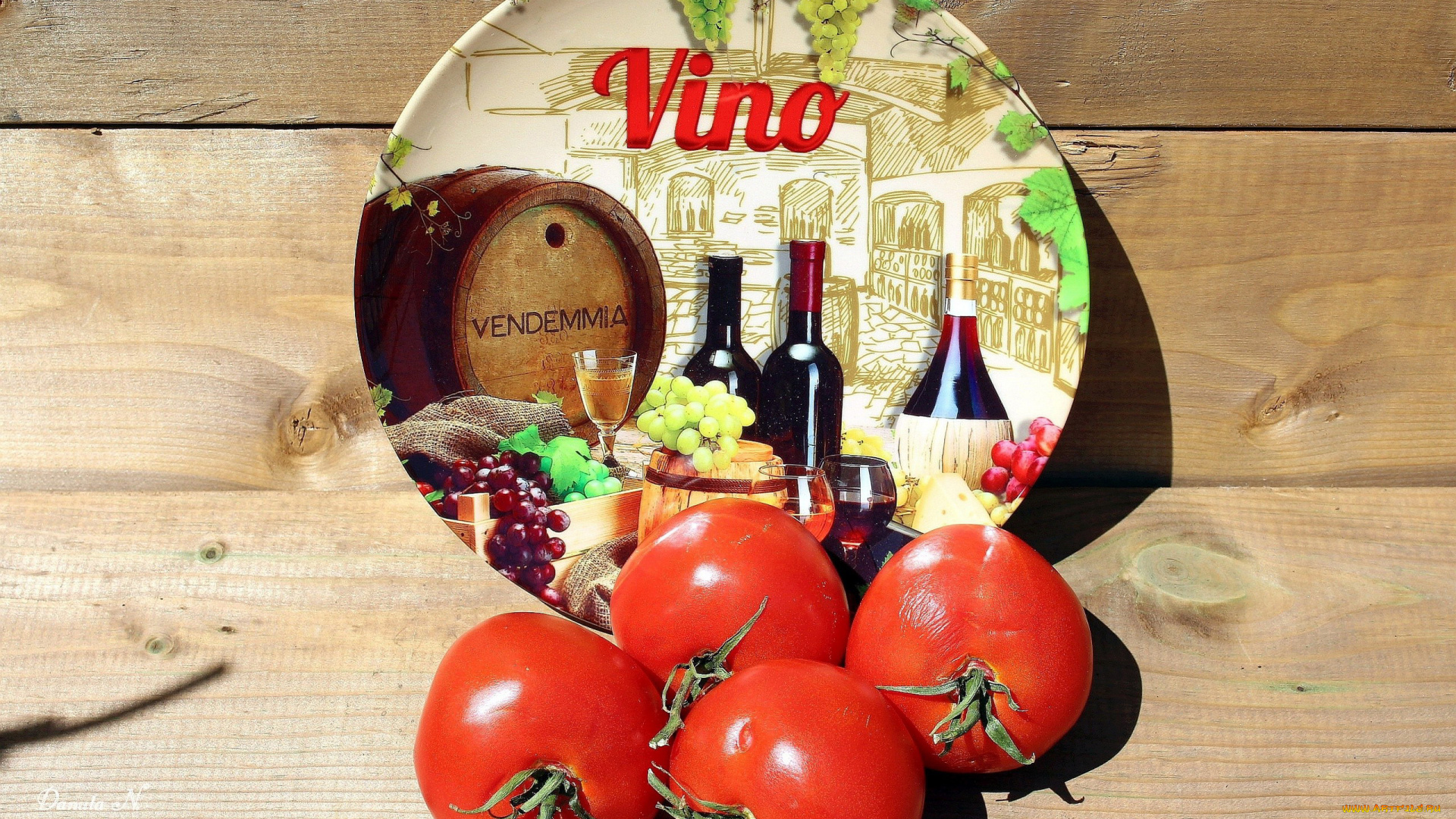 еда, помидоры, томаты, декоративная, тарелка