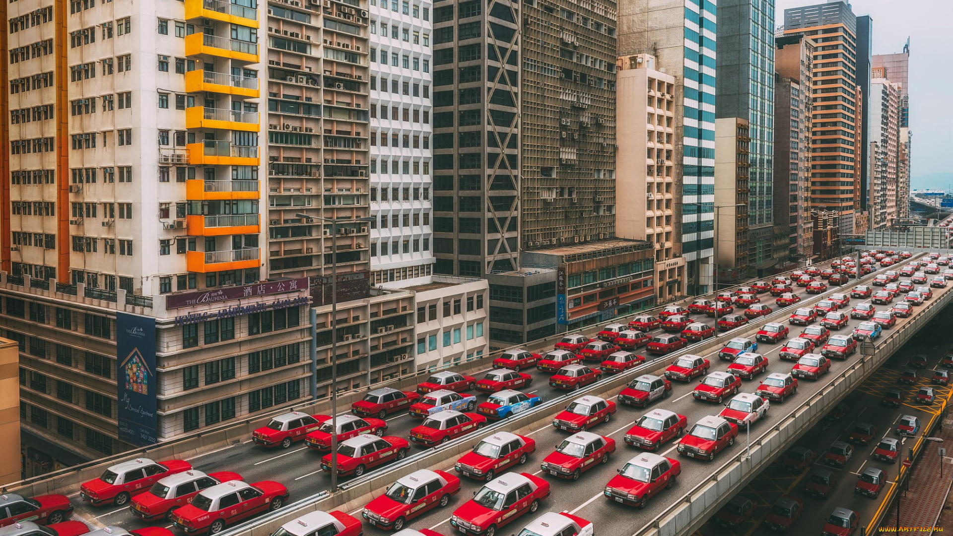 города, гонконг, , китай, дома, город