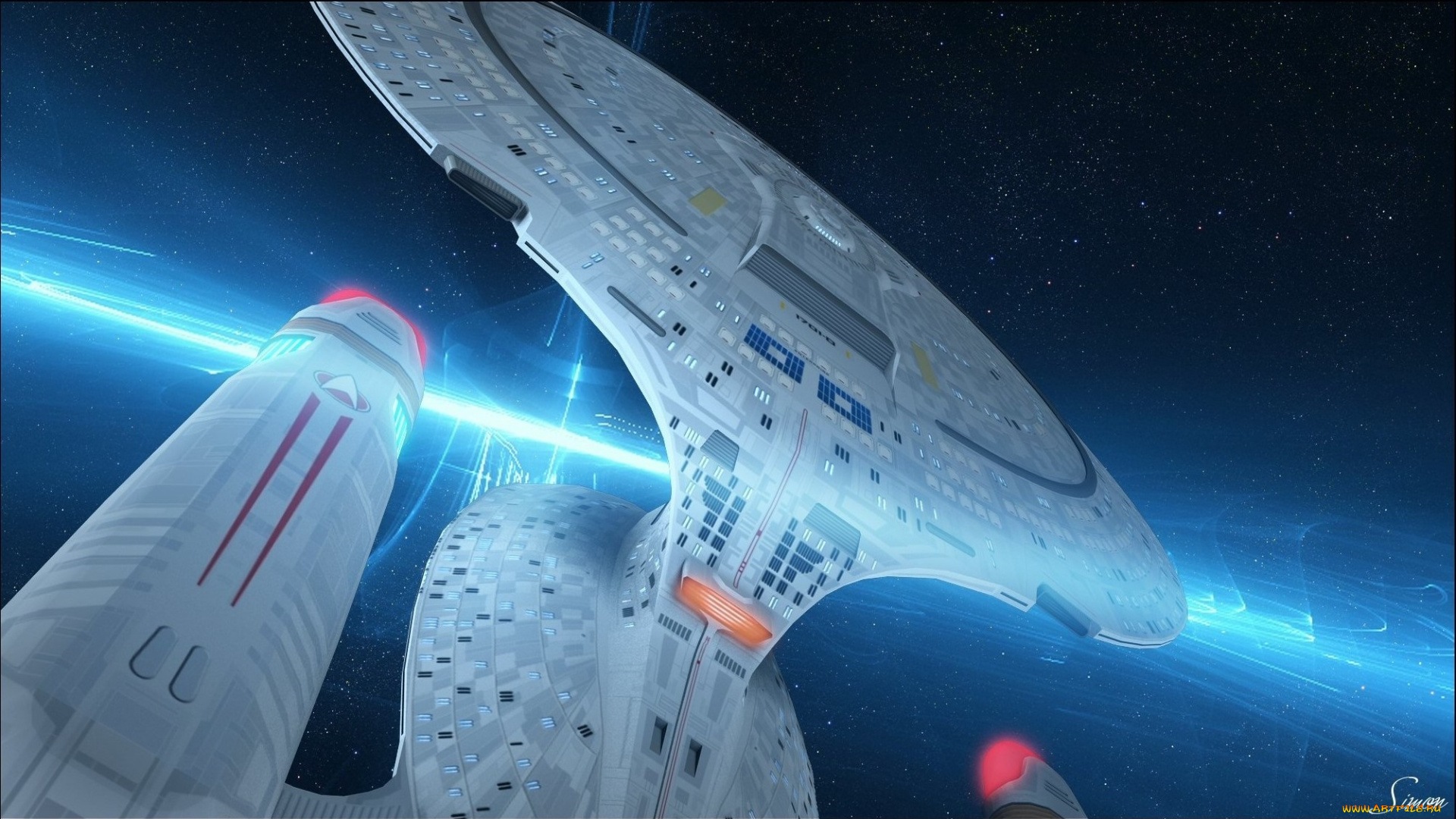 космос, арт, космический, корабль, полет, вселенная