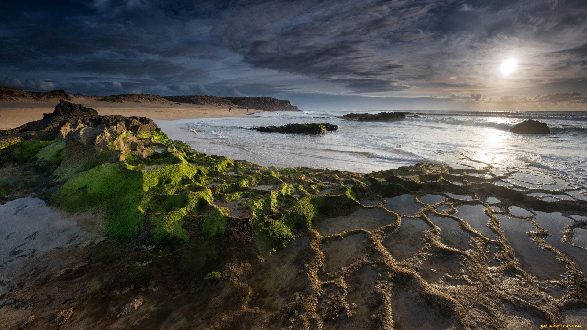 природа, побережье, море, берег