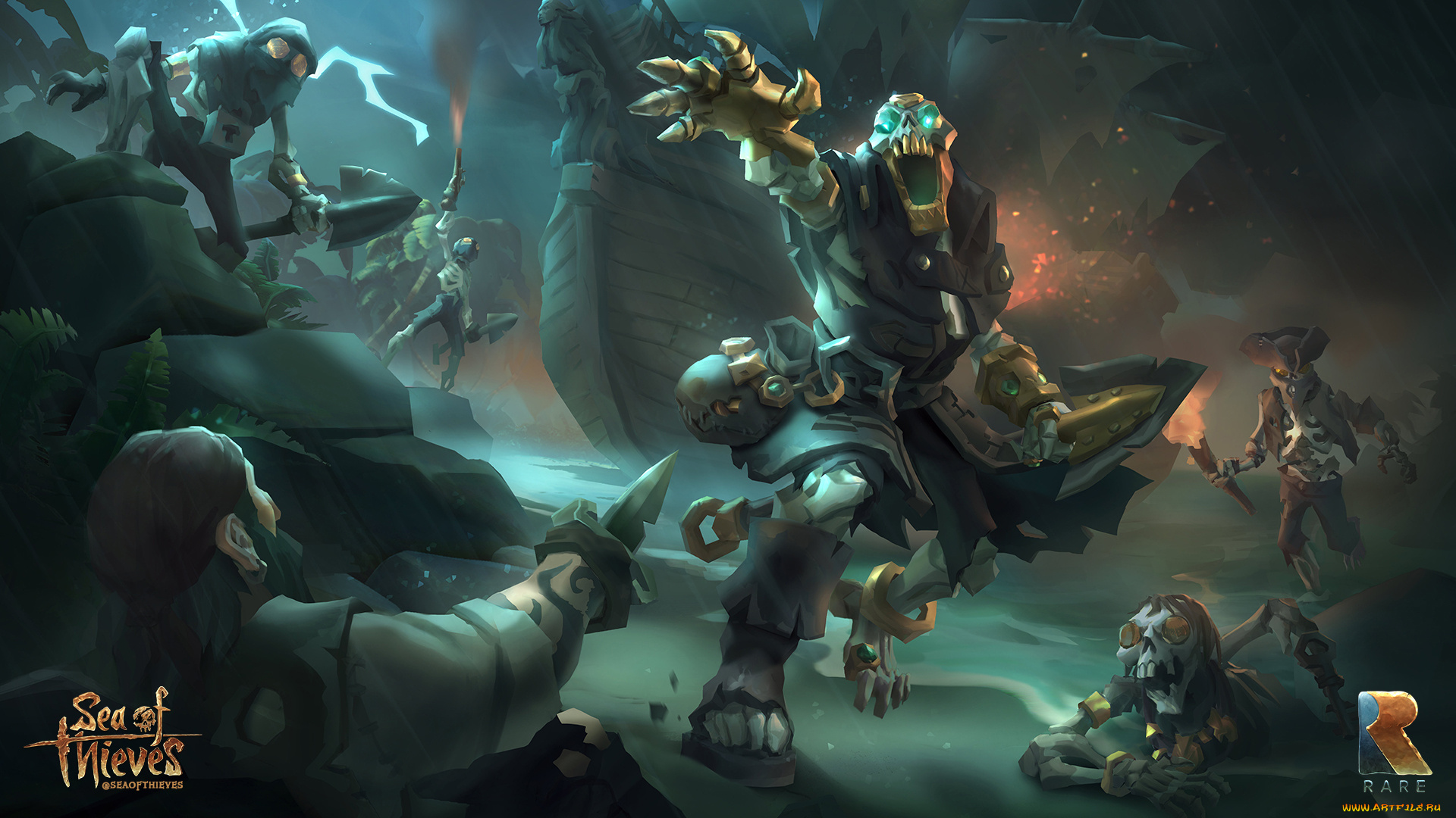 sea, of, thieves, видео, игры, action, адвенчура, приключения, sea, of, thieves