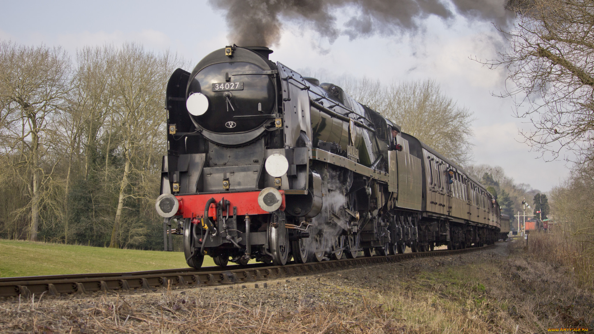 техника, паровозы, рельсы, паровоз