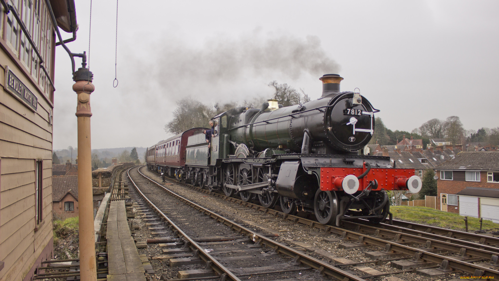 техника, паровозы, рельсы, паровоз