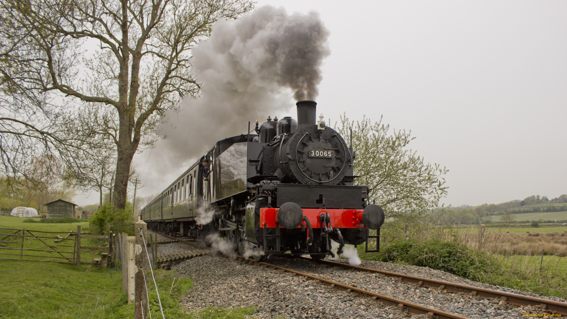 техника, паровозы, рельсы, паровоз