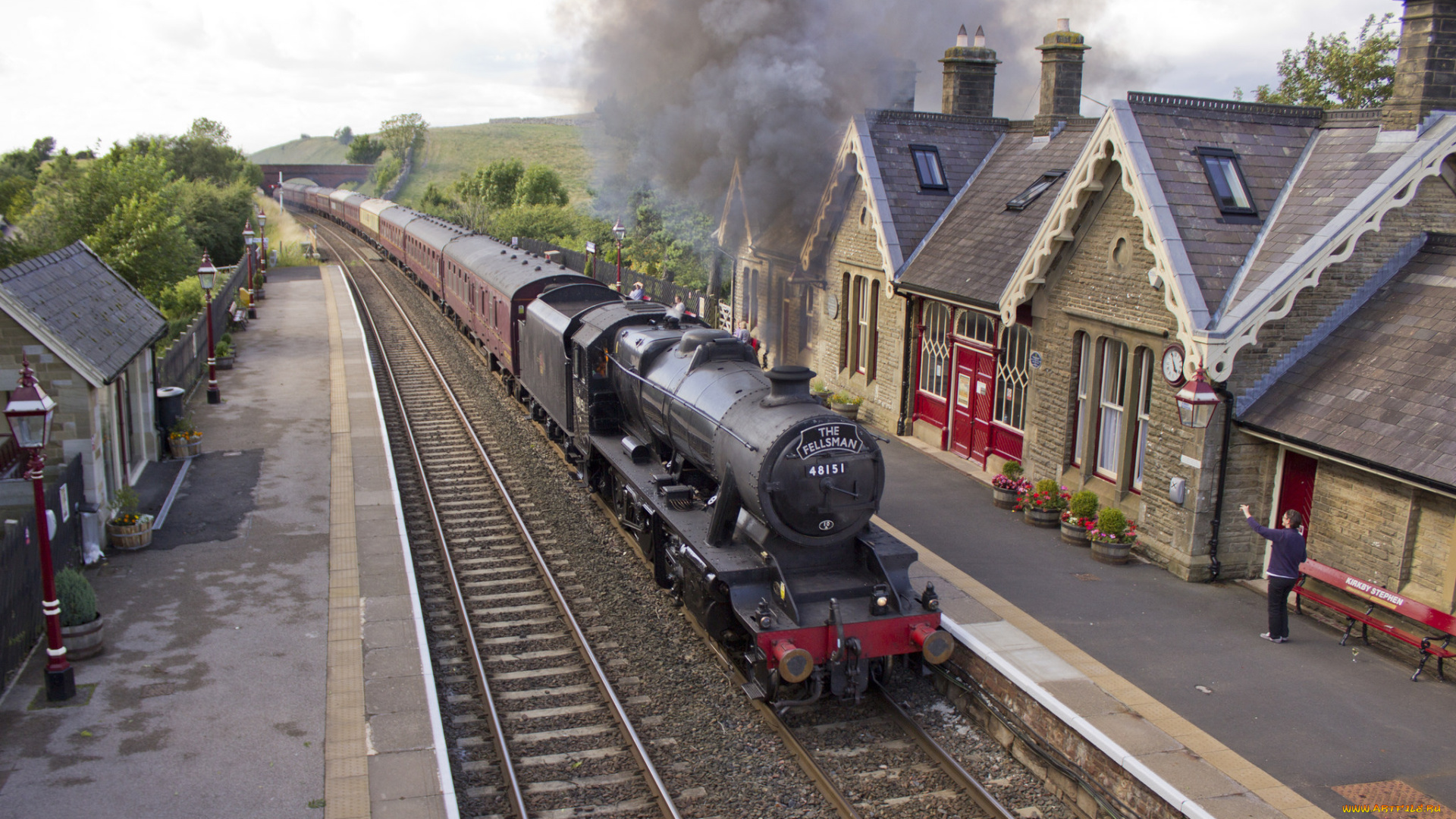 техника, паровозы, рельсы, паровоз