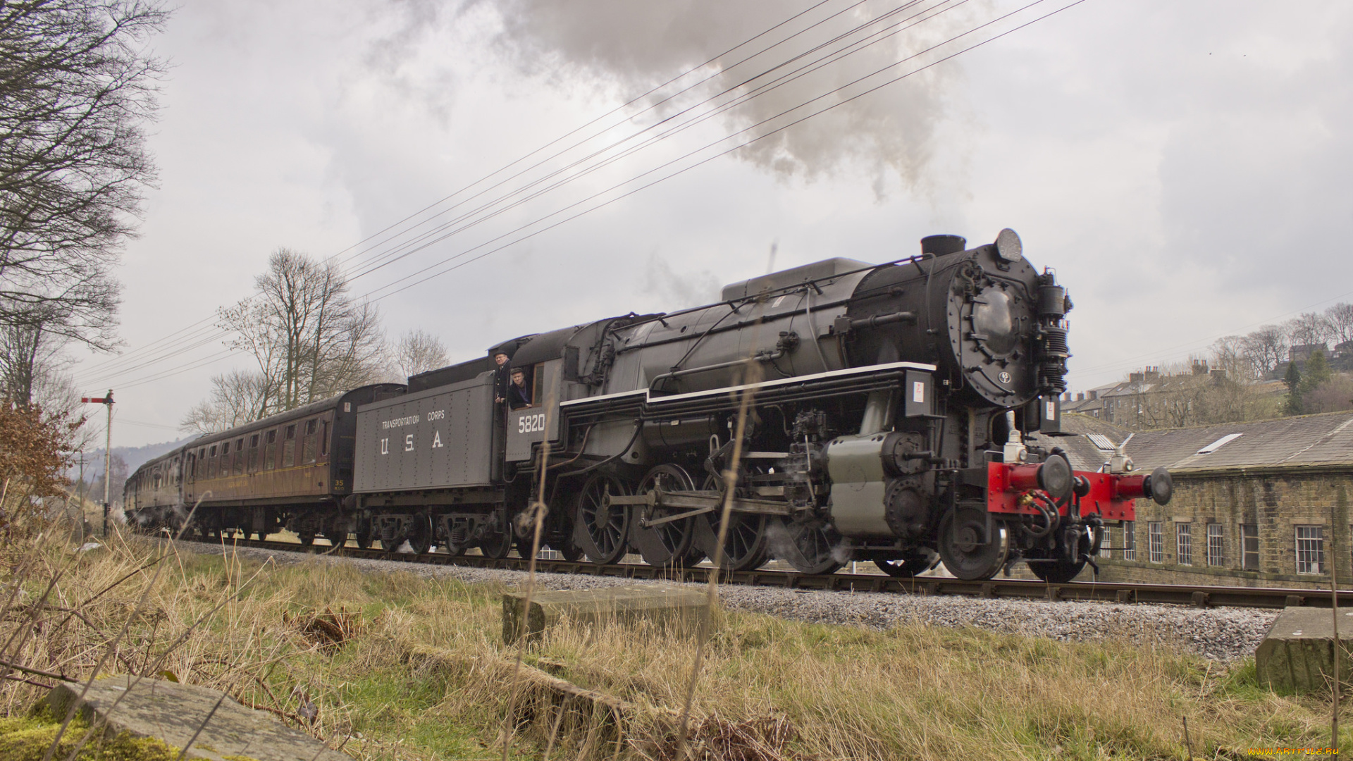 техника, паровозы, рельсы, паровоз