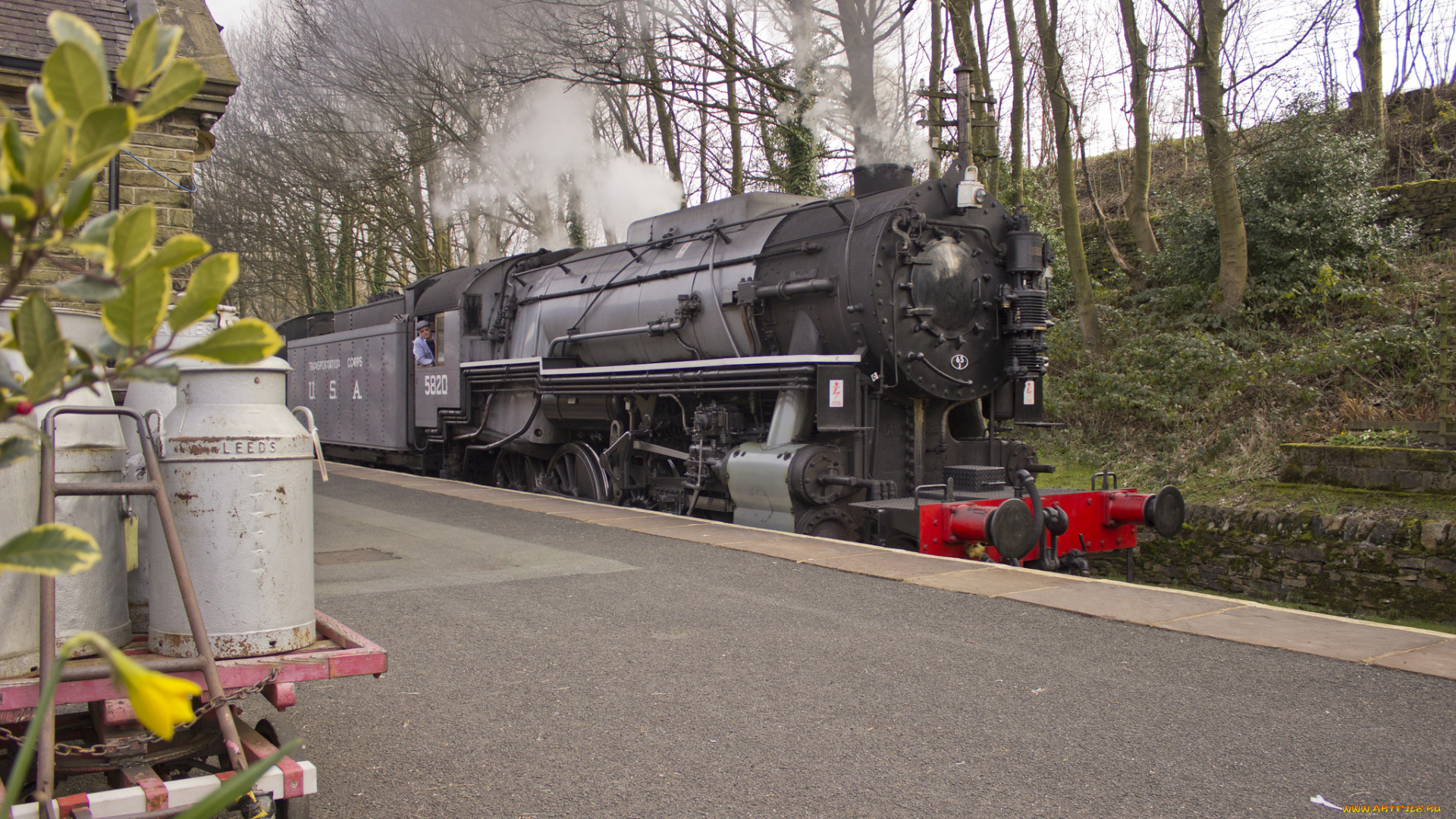 техника, паровозы, рельсы, паровоз